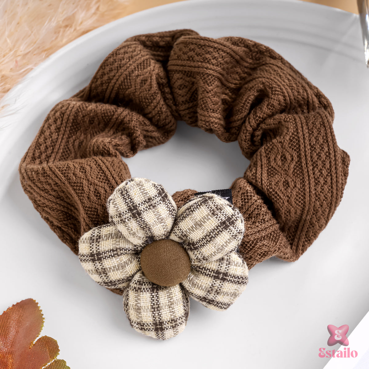 Flower Scrunchie (pack of 1)