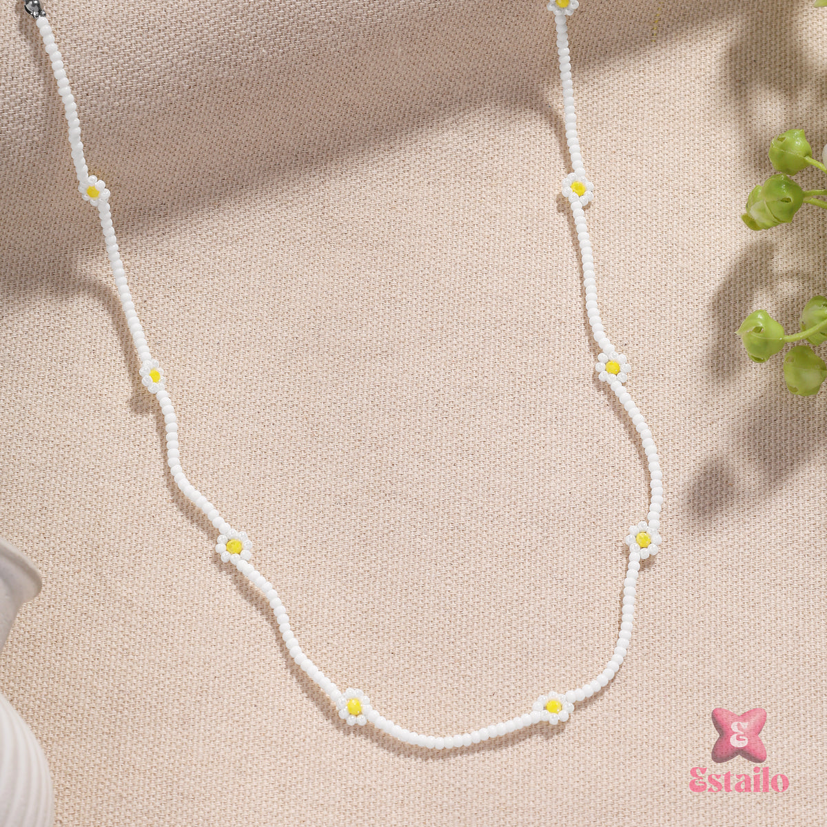 Floral Bead Necklace