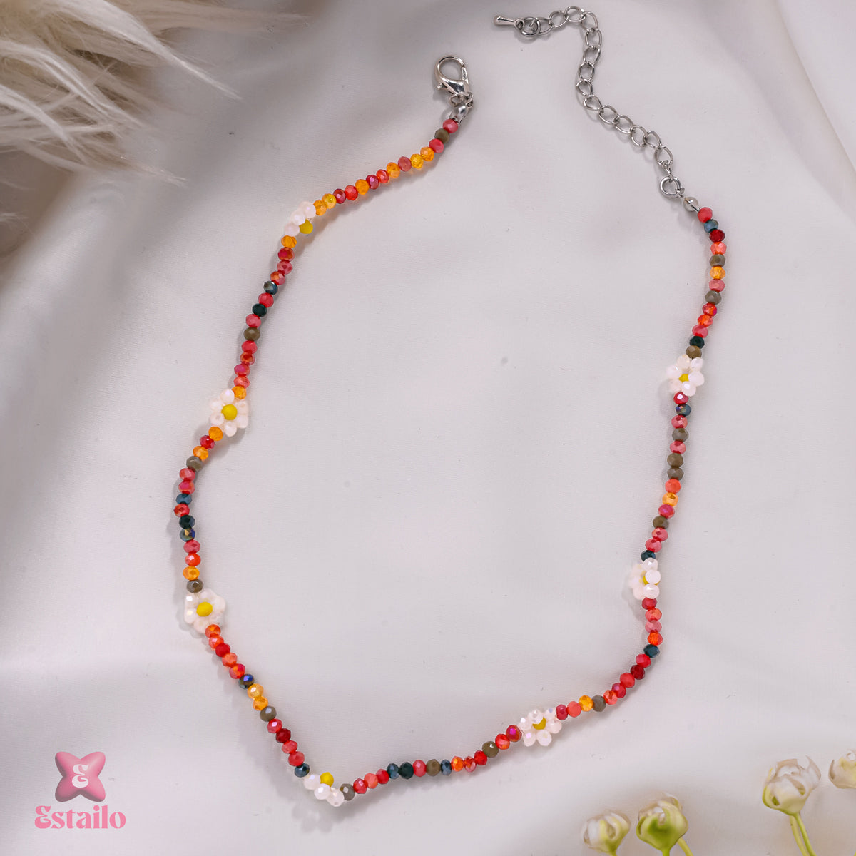 Prism Beaded Necklace