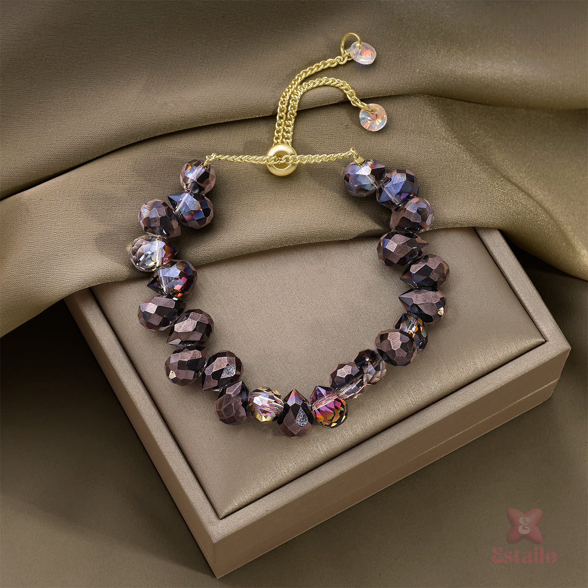 Ethereal Dusk Crystal Bracelet