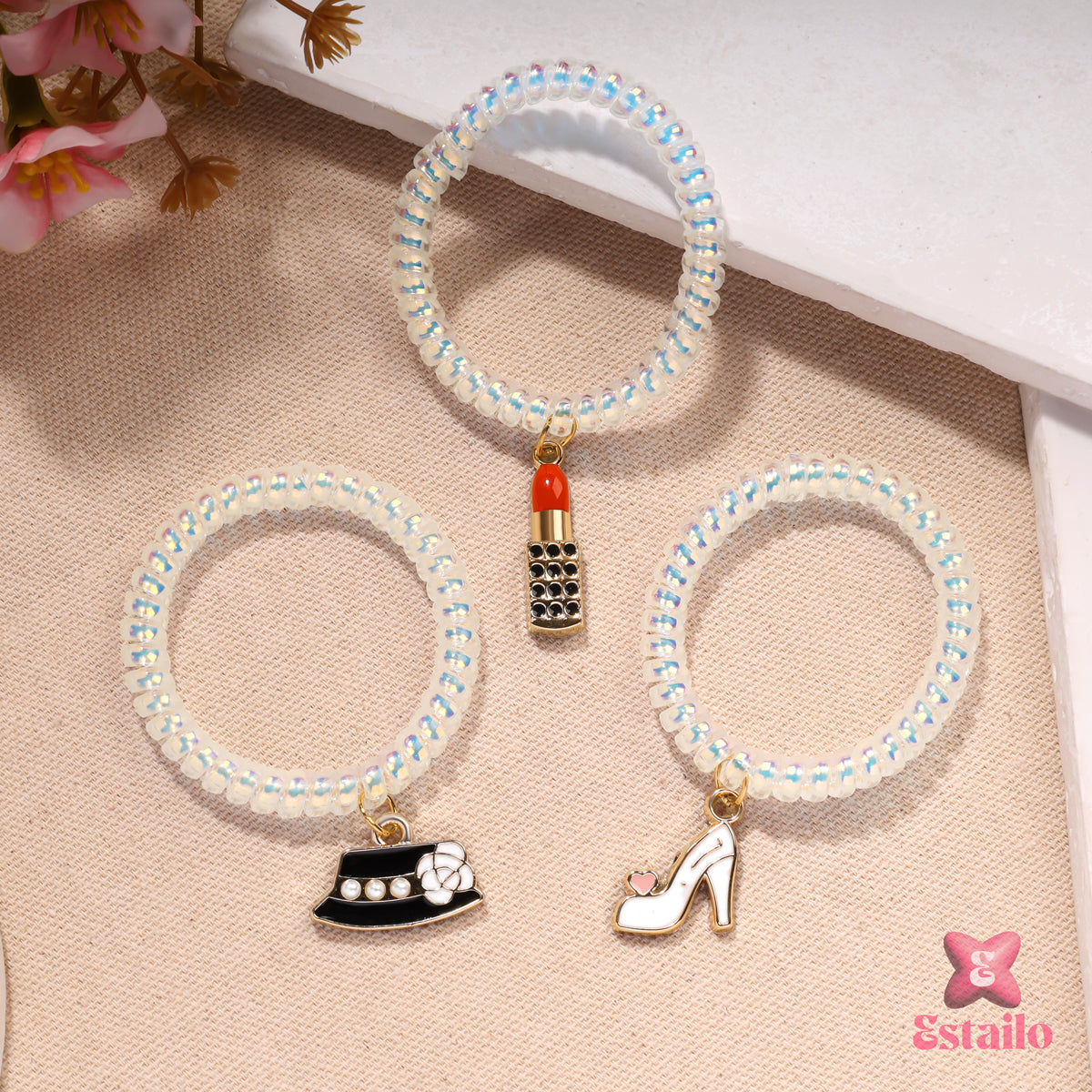 Trendy Trinket Bracelet (pack of 3)