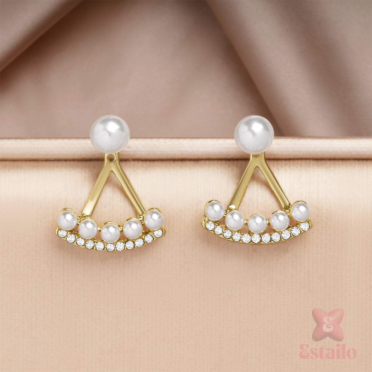 Pearl Cascade Earrings