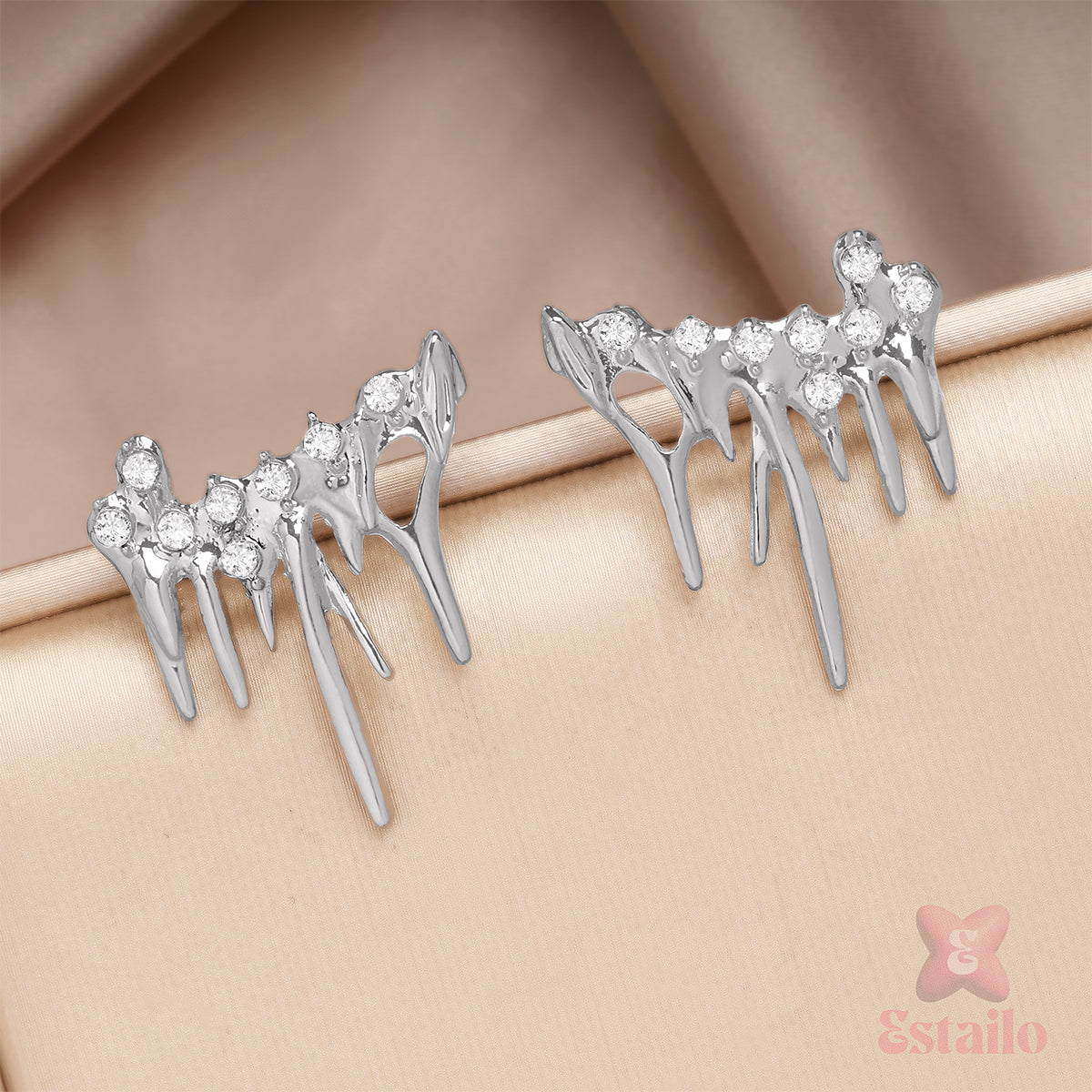 Liquid Crystal Flow Earrings