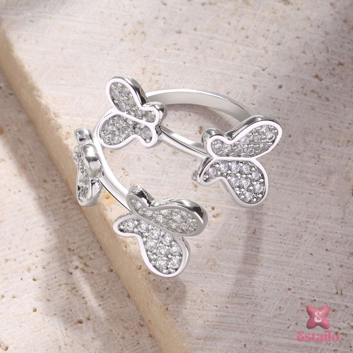 Fluttering Sparkle Ring