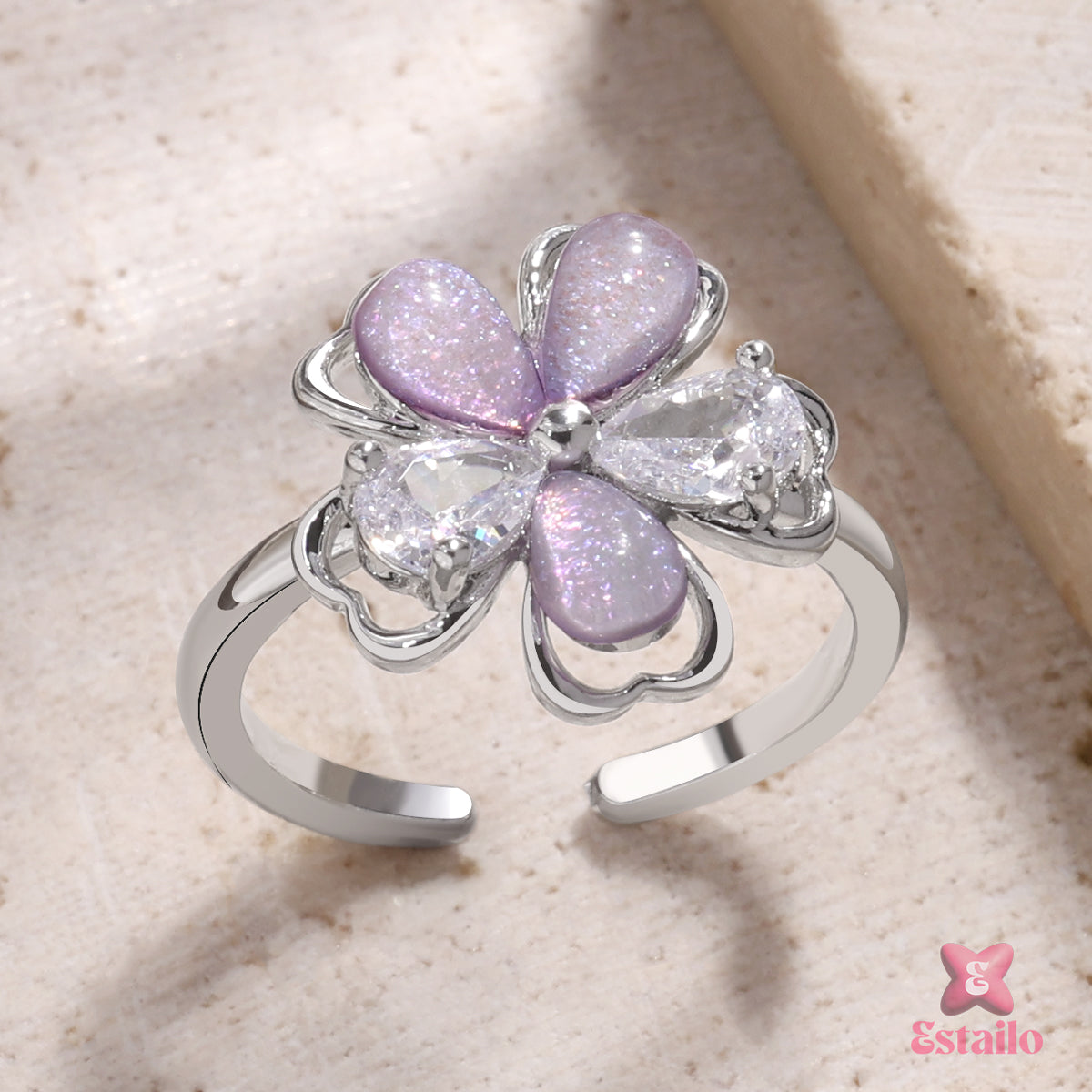 Whirlwind Blossom Ring