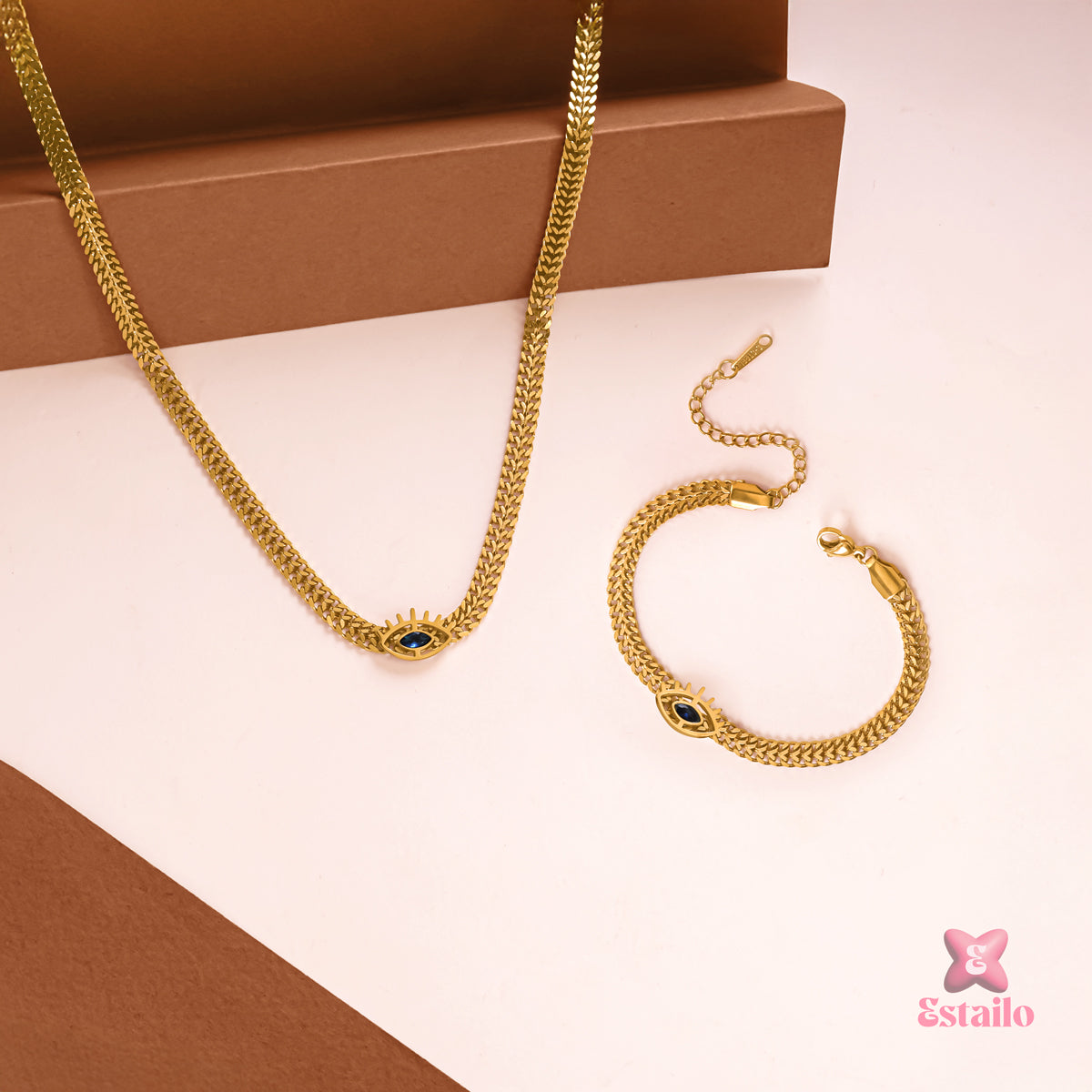 Golden Vision Evil Eye Set