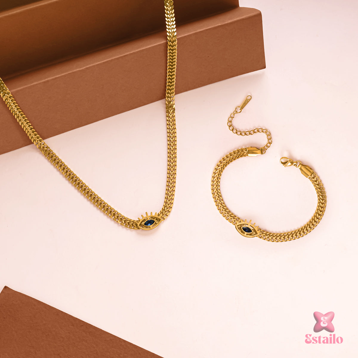 Golden Vision Evil Eye Set