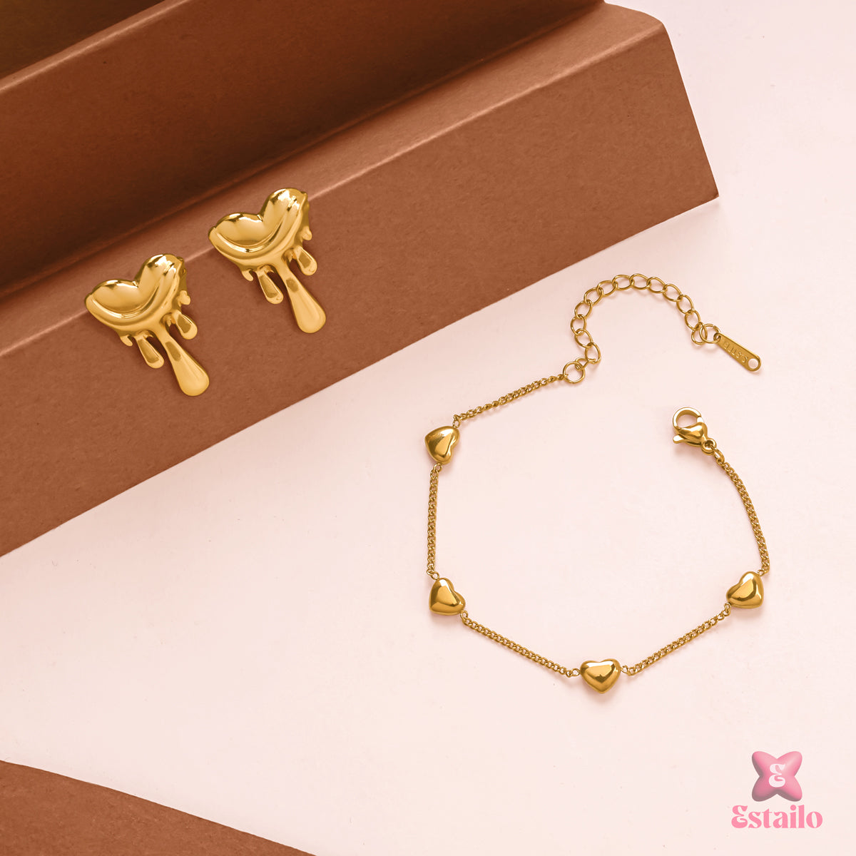 Heartfelt Links Bracelet Set