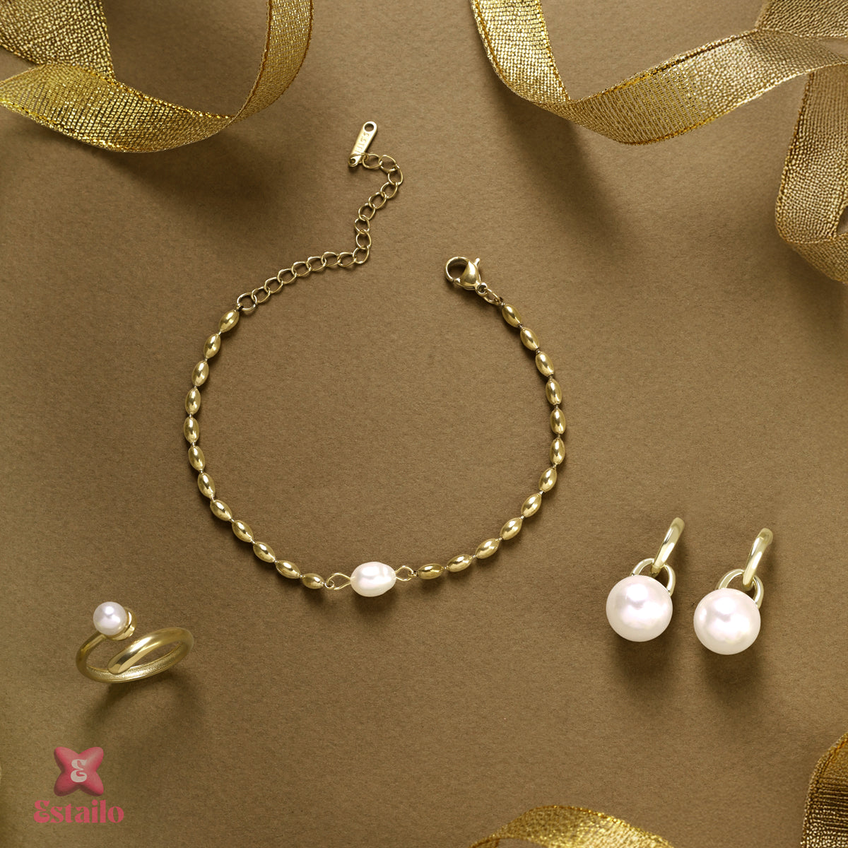 Pearl & Gold Harmony Set