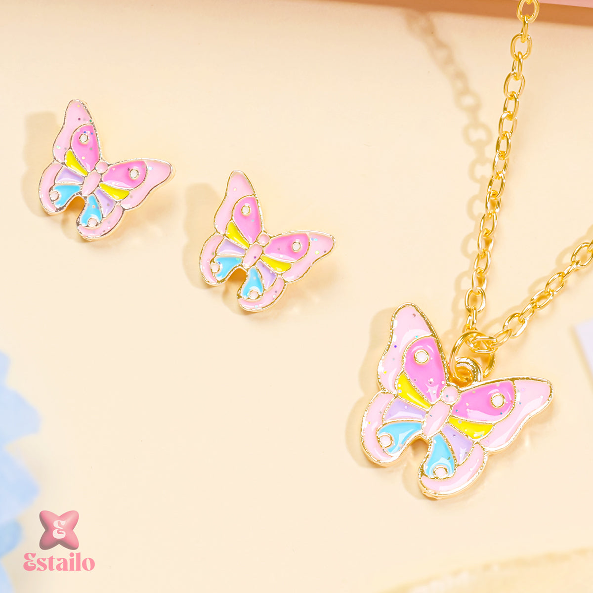 Delicate Daisy Butterfly Set