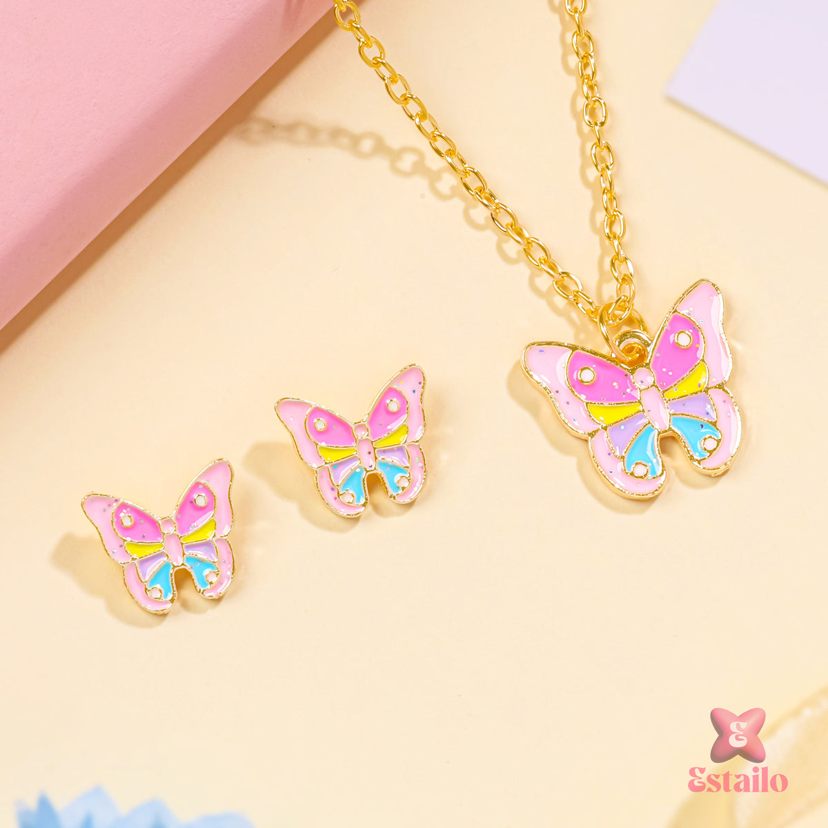 Delicate Daisy Butterfly Set