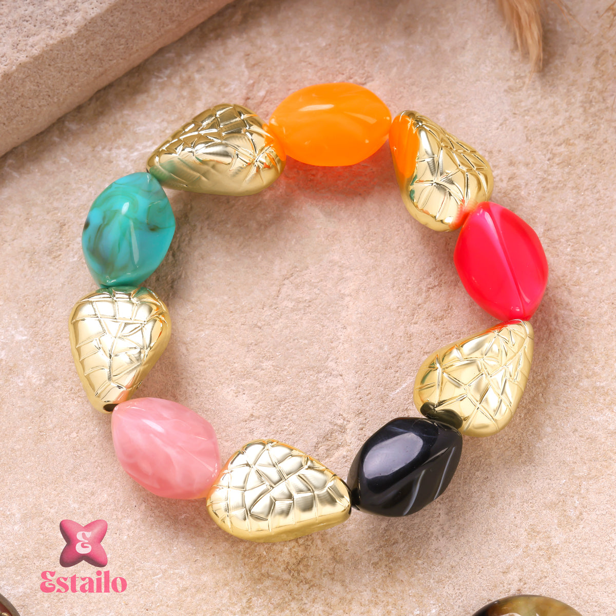 Chunky Chroma Bangle Bracelet
