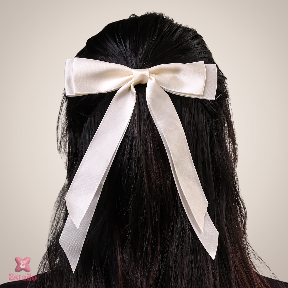 Angelic Glow Bow Clip