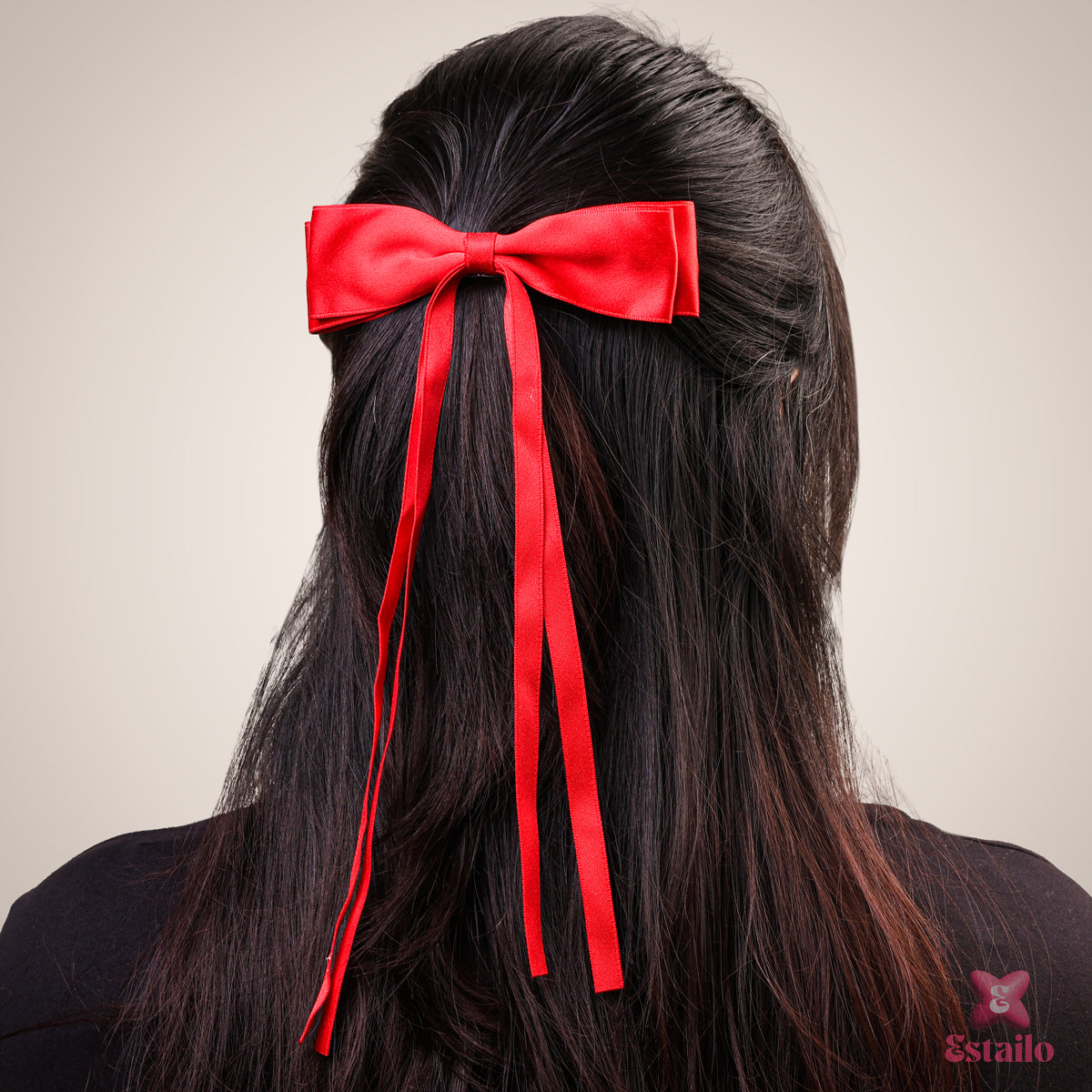 Red Royale Bow Clip