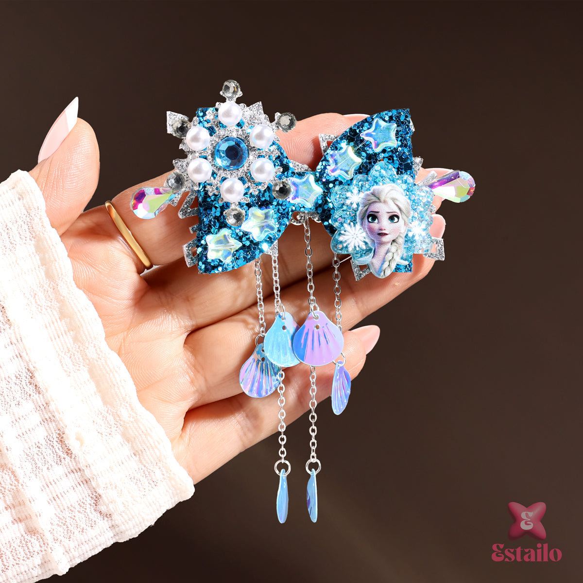 Celestia Bloom Bow Clip