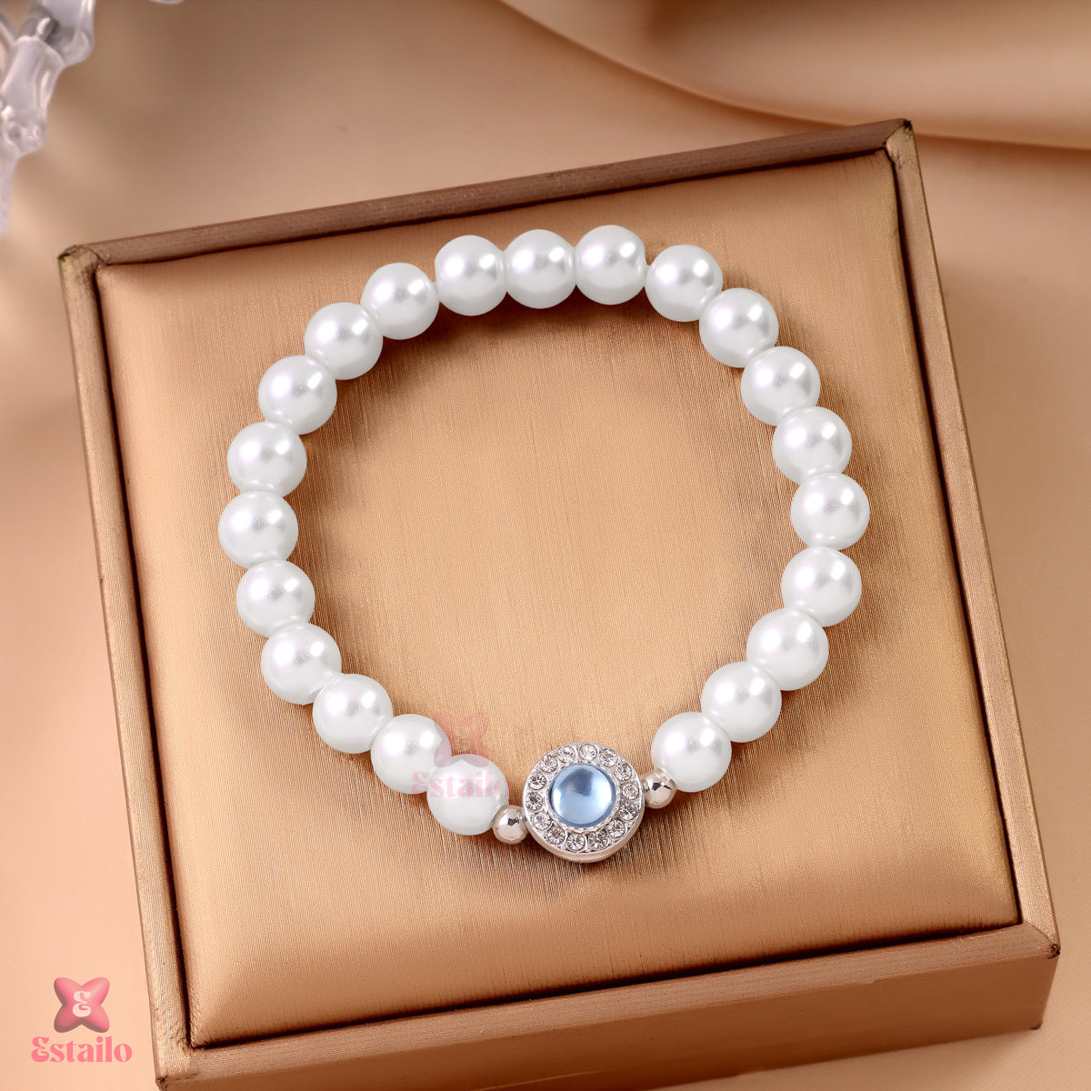 Ocean's Whisper Pearl Bracelet