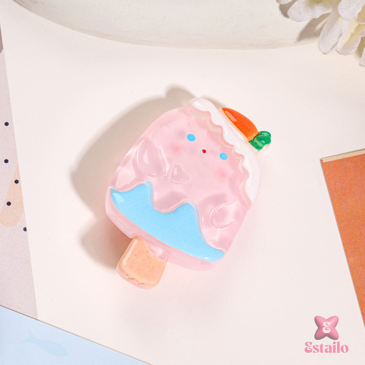 Mini Ice Cream Hair Clip