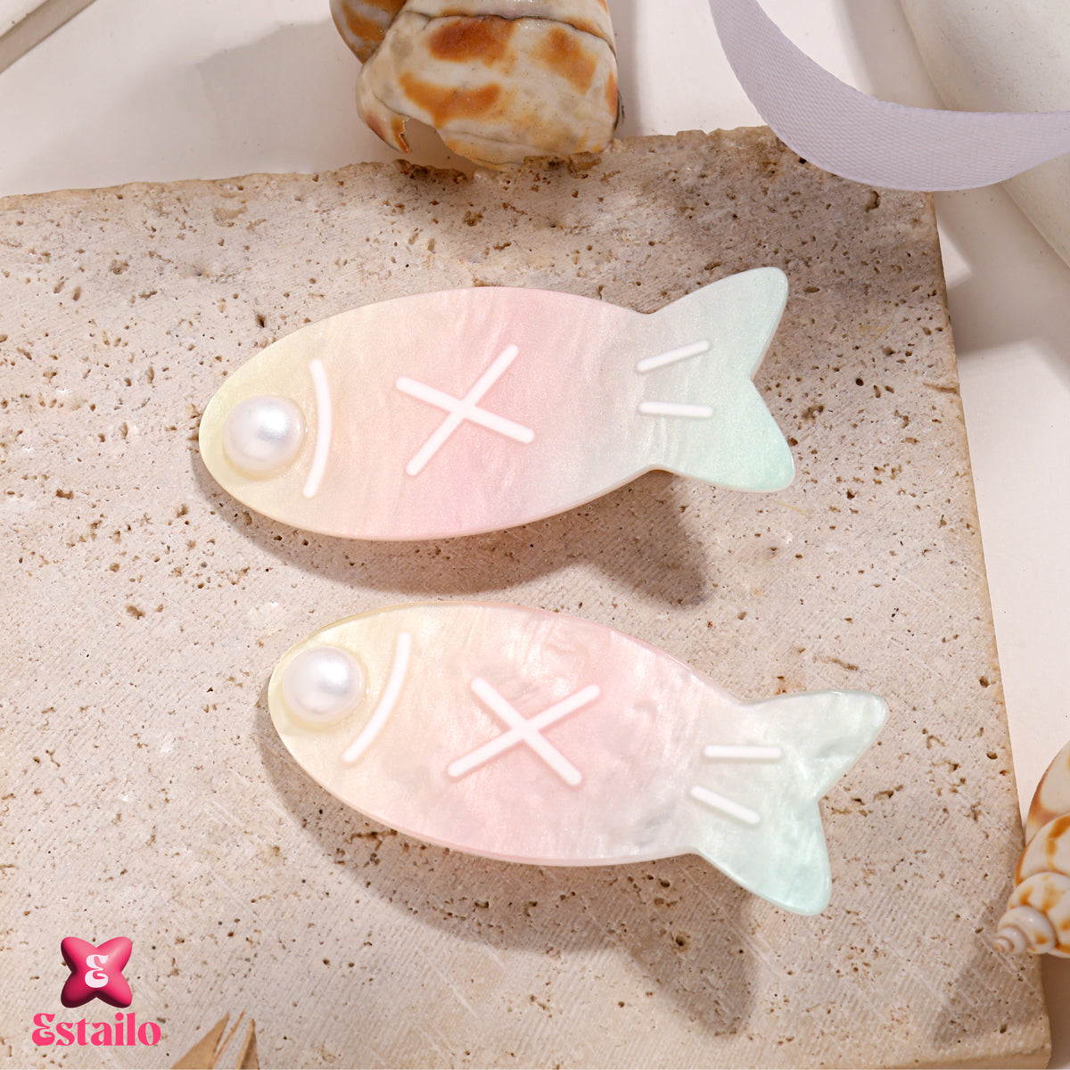 Whimsical Fish Hair Clips