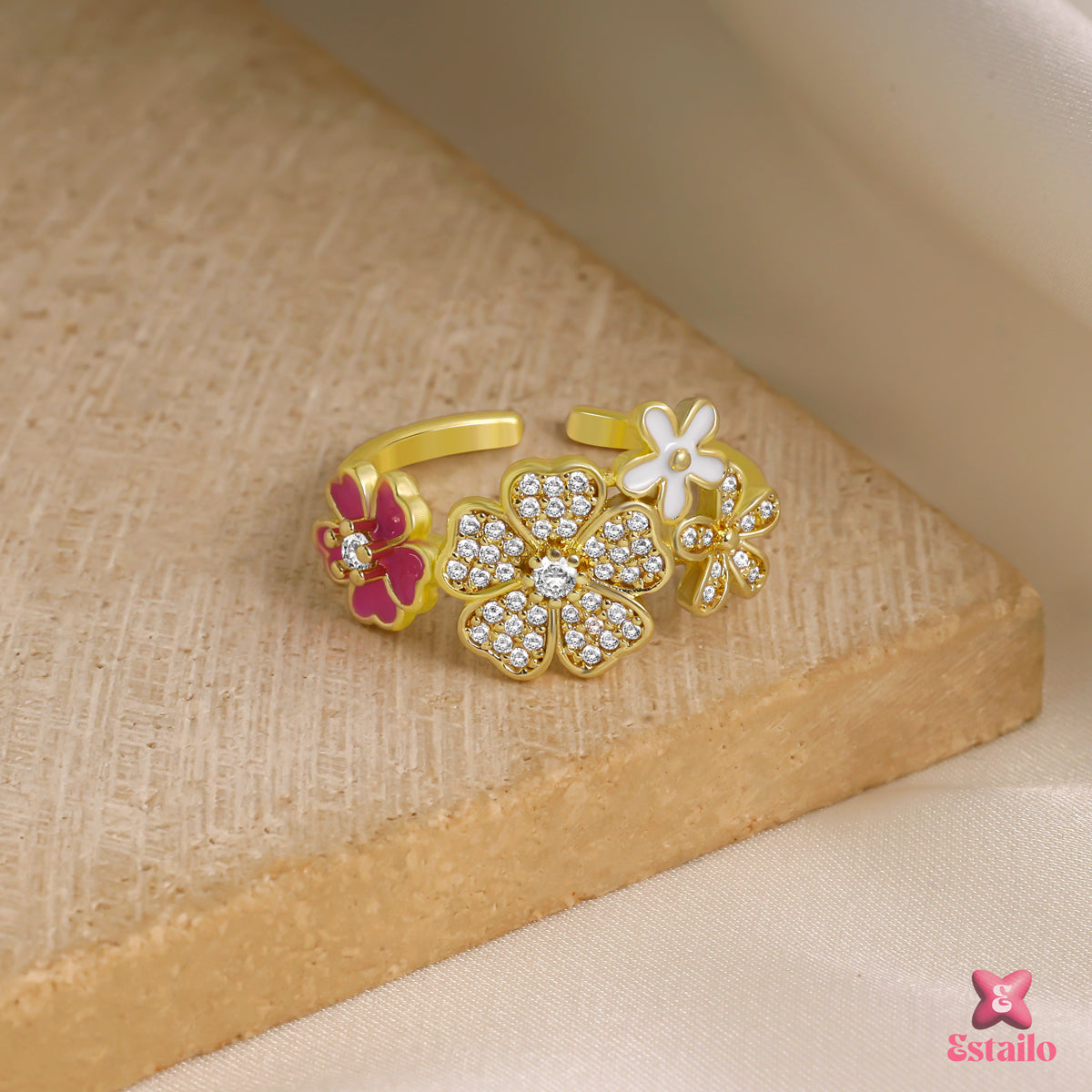 Sakura Meadow Wrap Ring