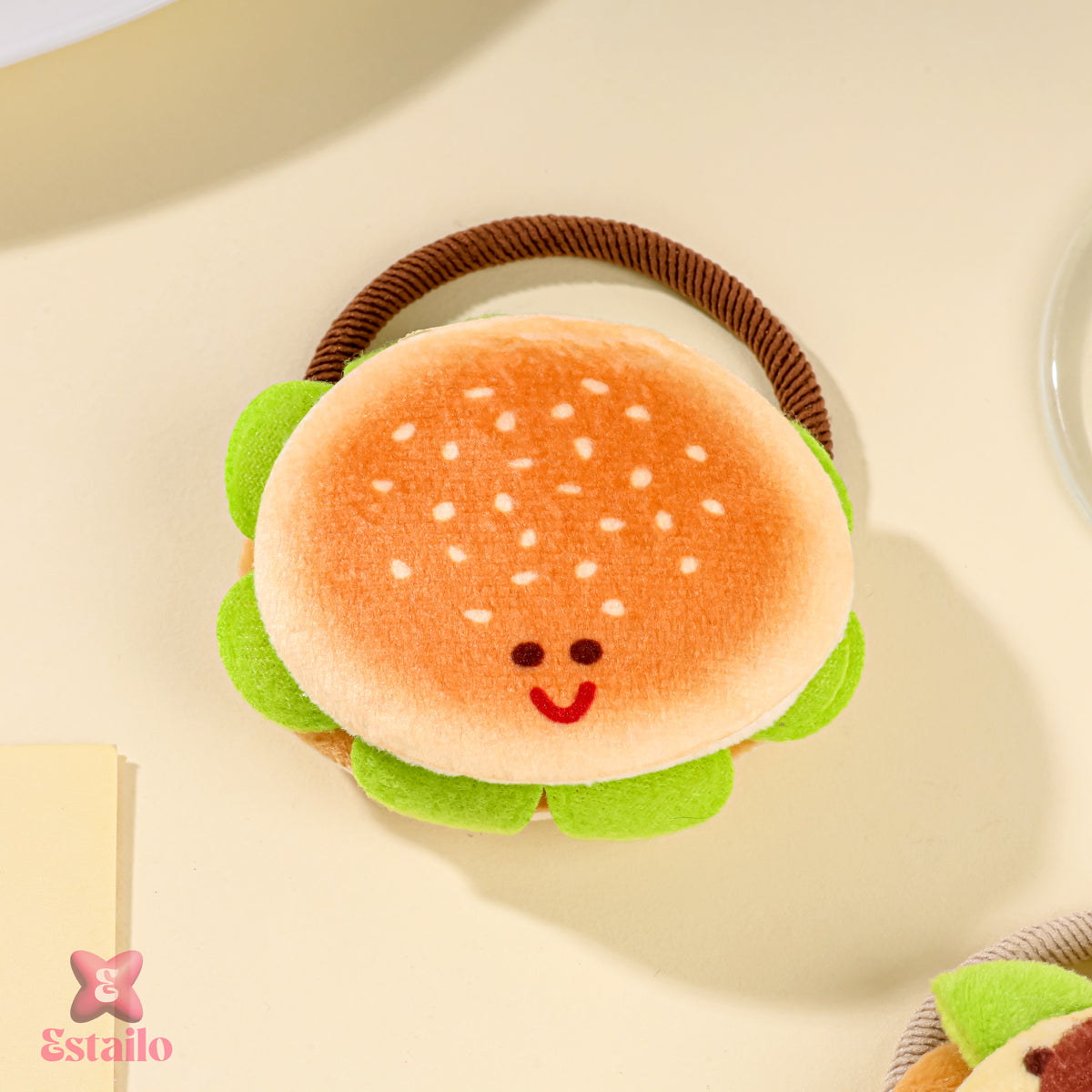 Burger Bun Hair Tie