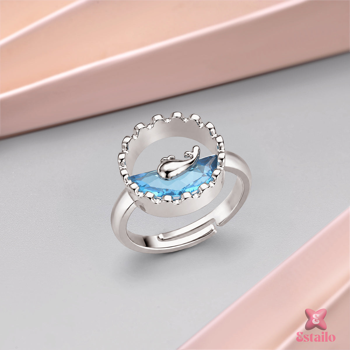 Whale Sterling Ring