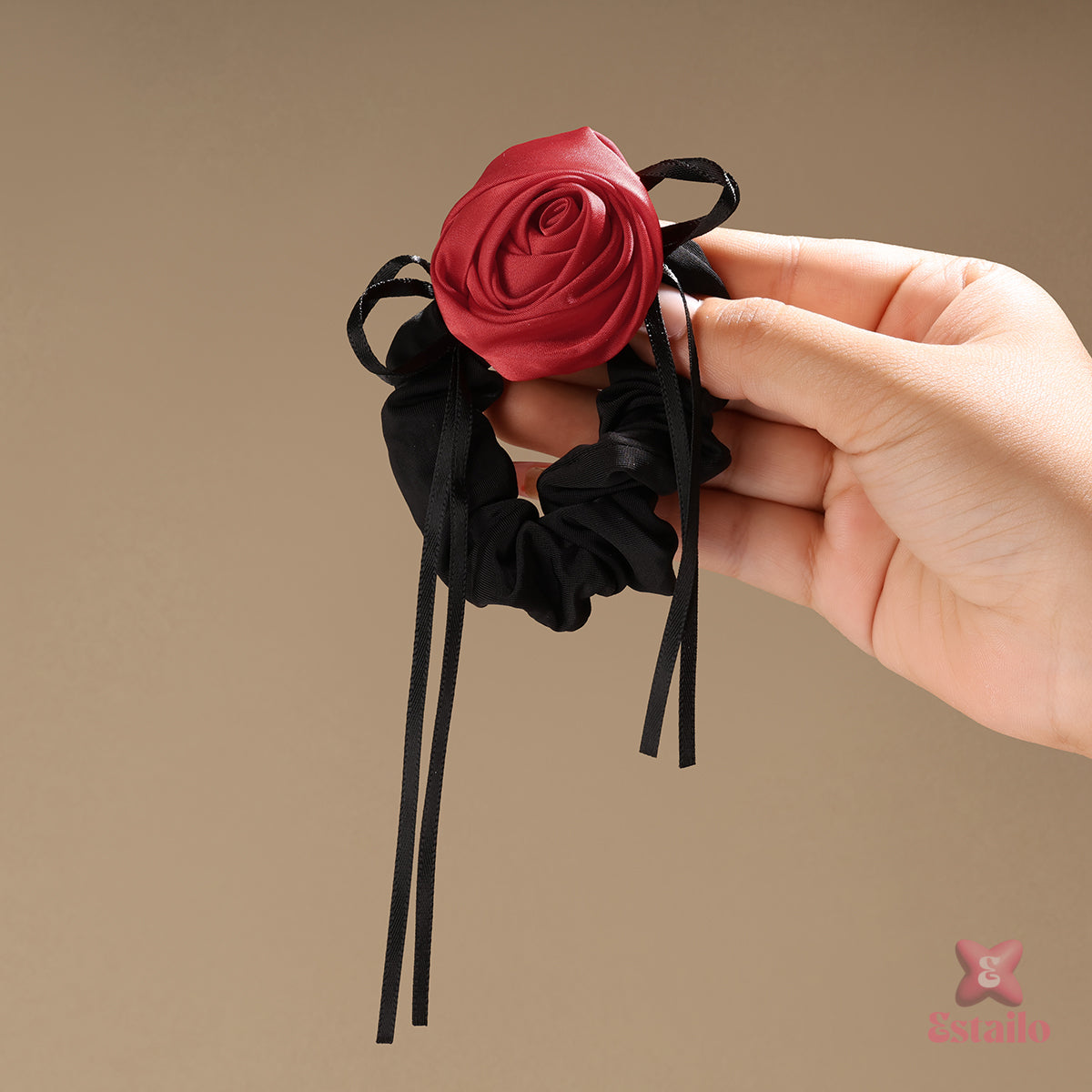 Floral Elegance Hair Tie