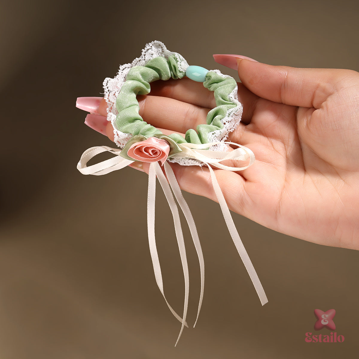 Delicate Floral Hair Tie