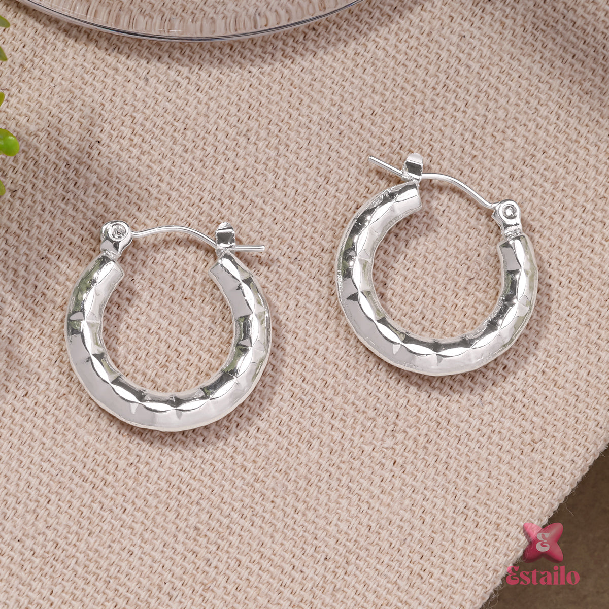 Silver Hoop Earrings