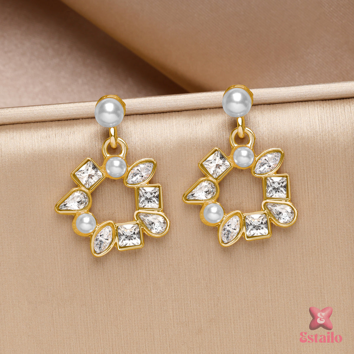 Opulent Oyster Pearl Earring