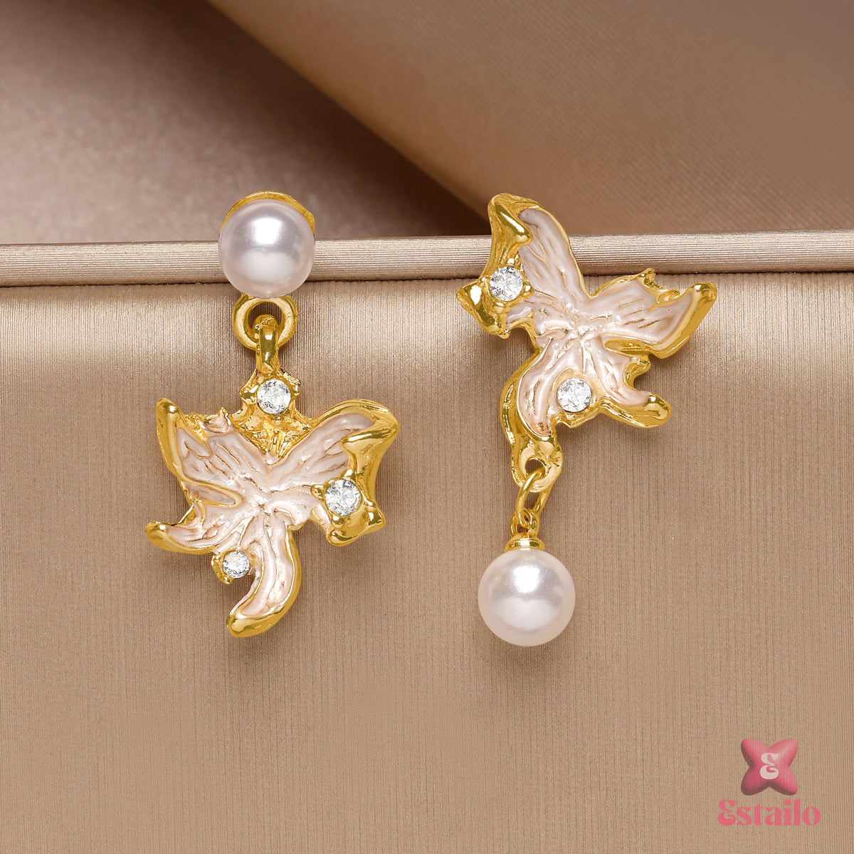Fairy Blossom Pearl Earring