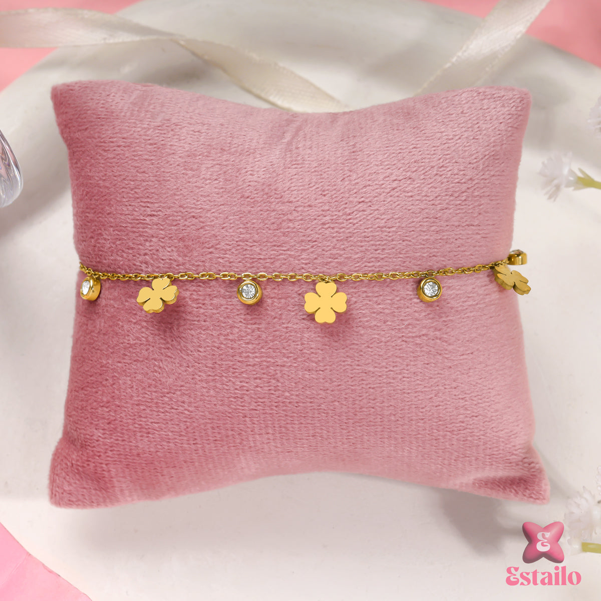 Four-Leaf Fortune Bracelet