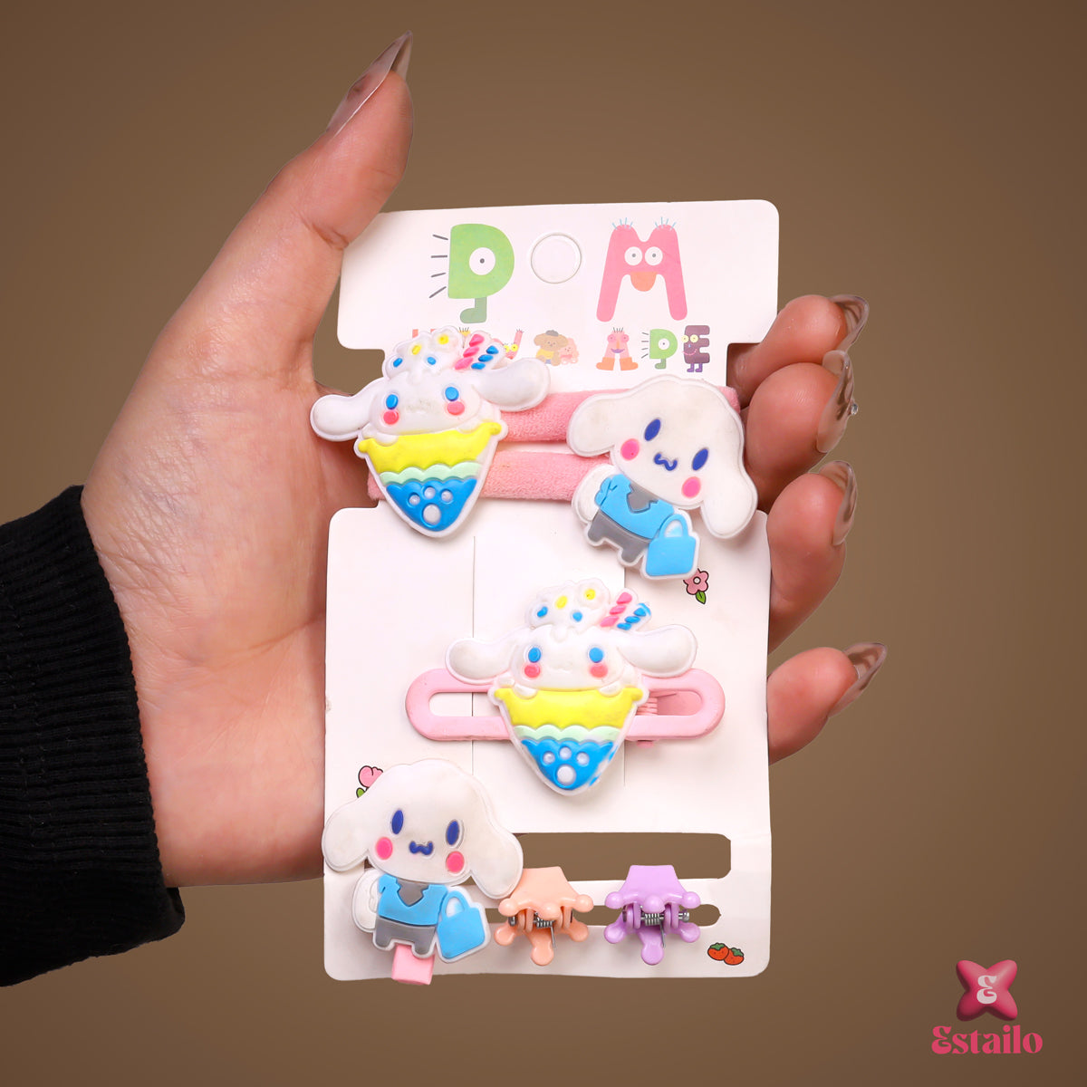 Bunny Bliss Hair Clip Set