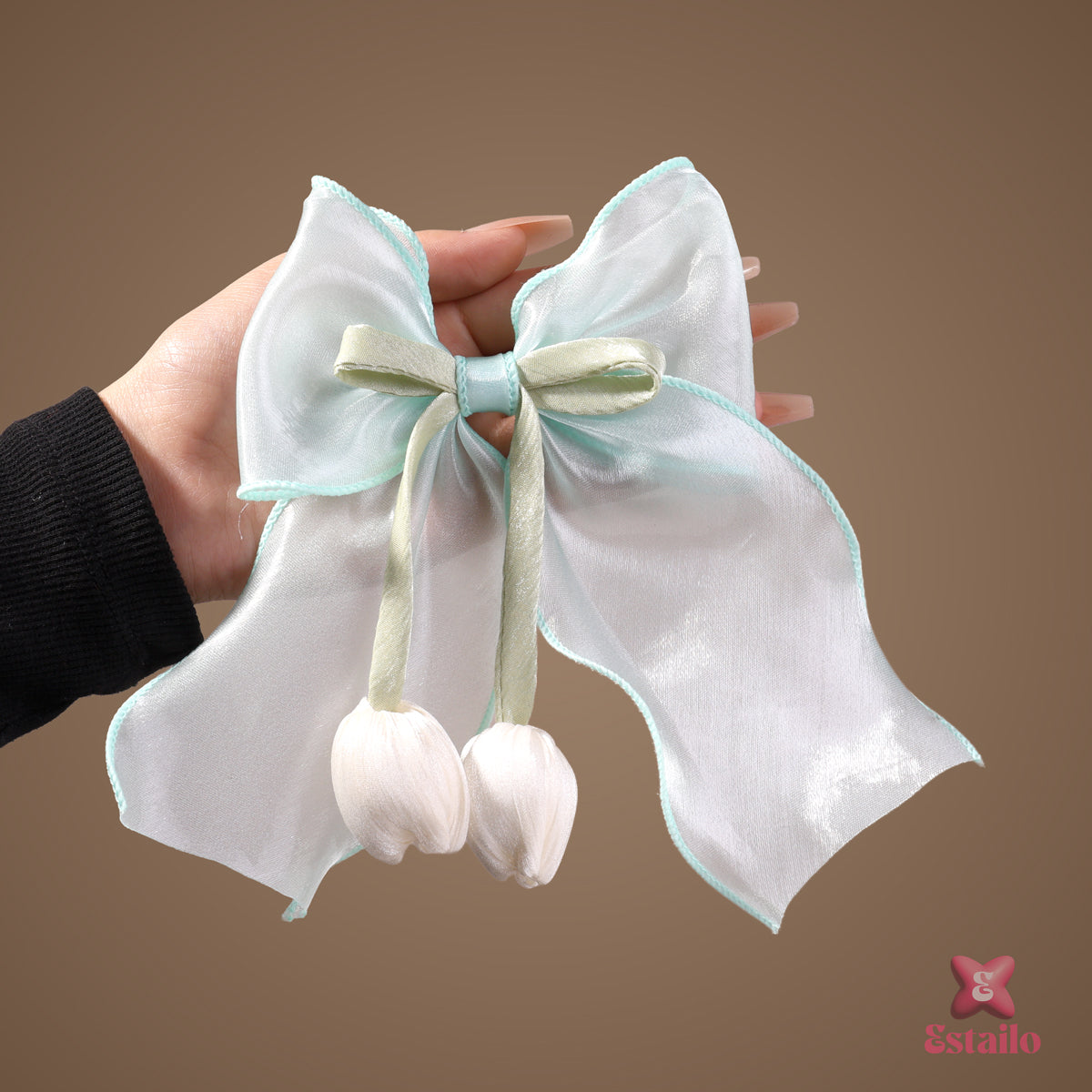 Sea Blue Tulip Clips