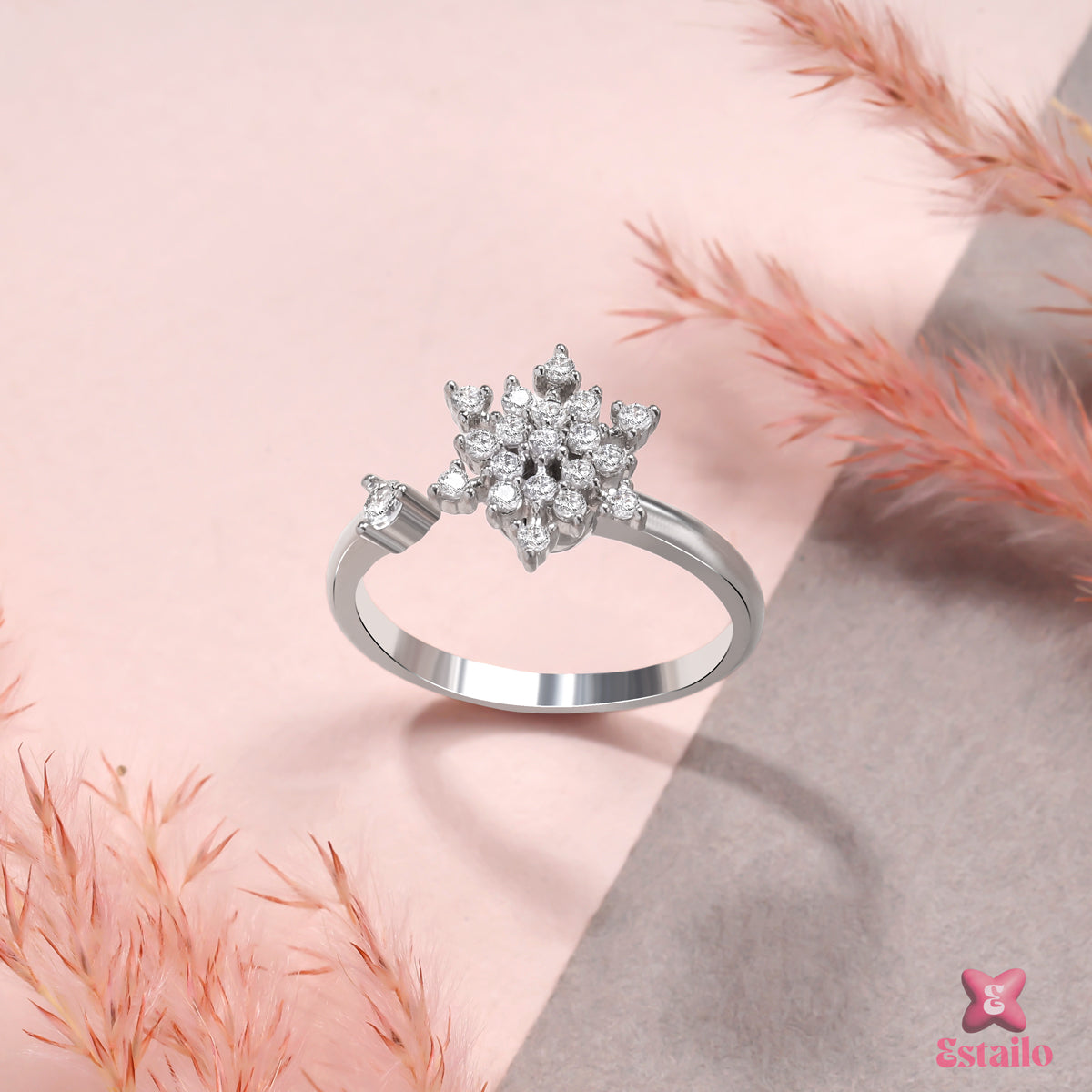 Snowflake Whisper Ring