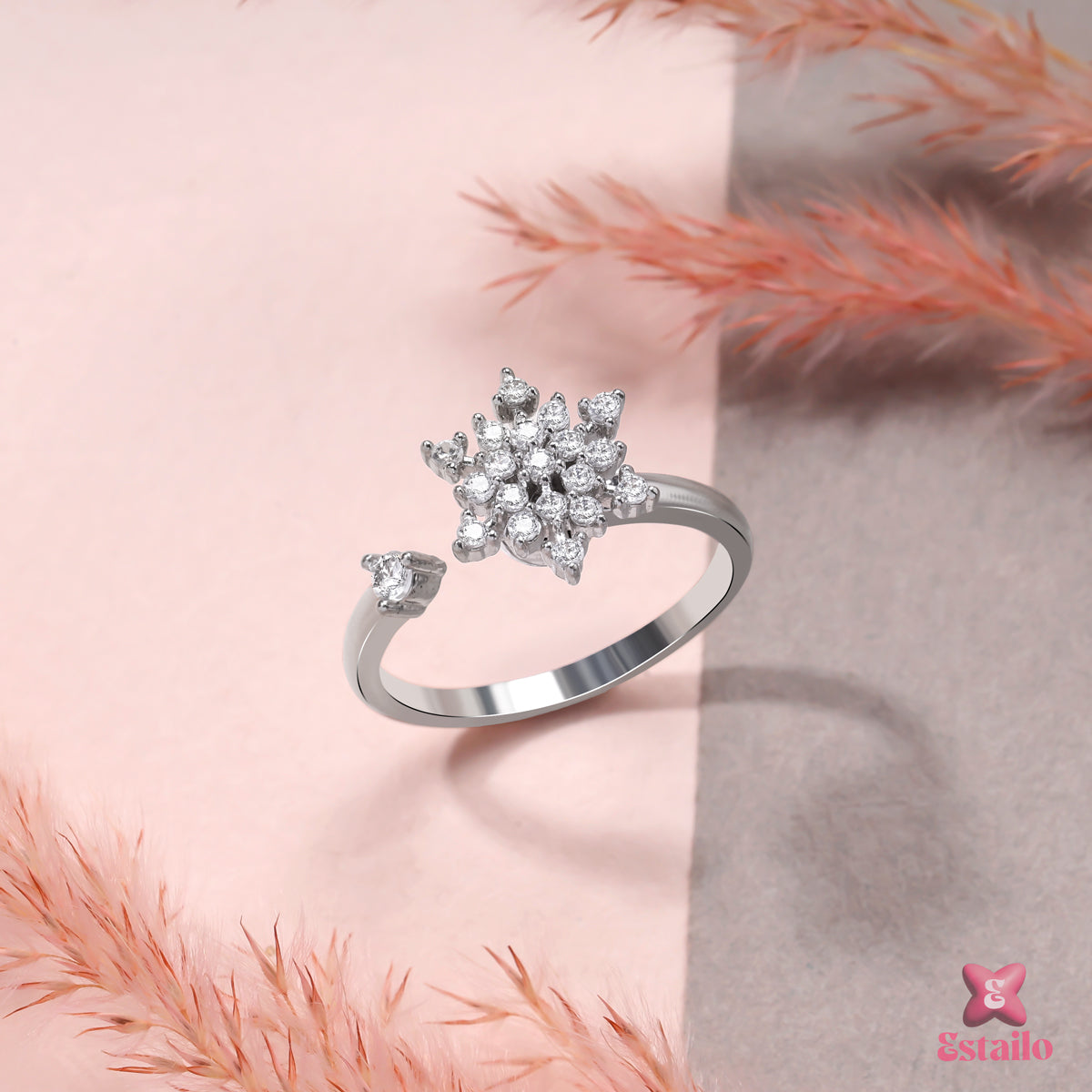 Snowflake Whisper Ring