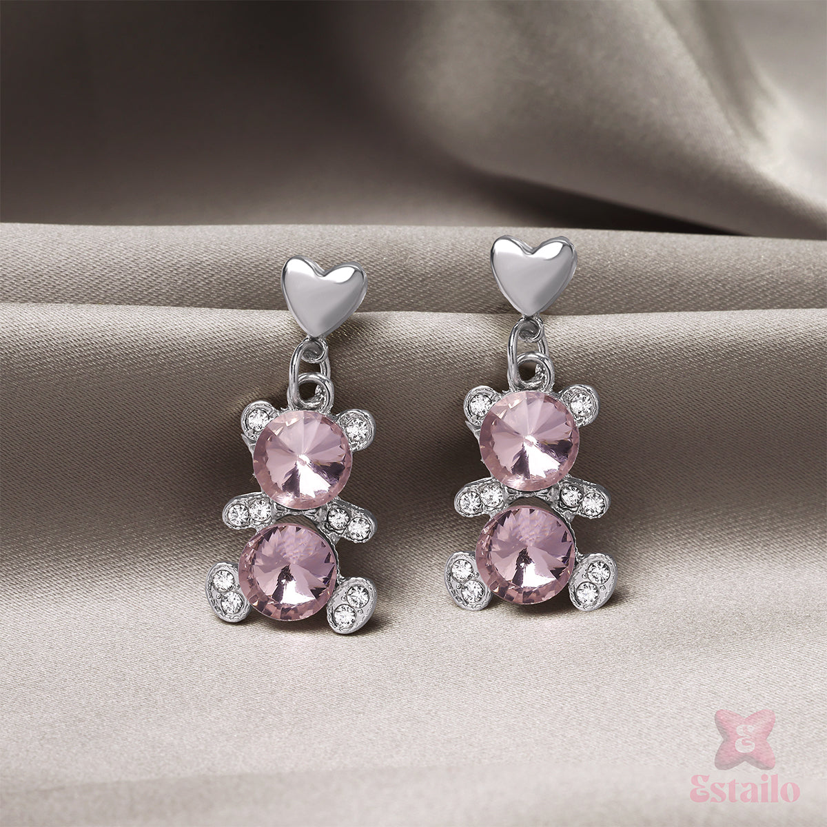 Blossom Bear Dangles Earring