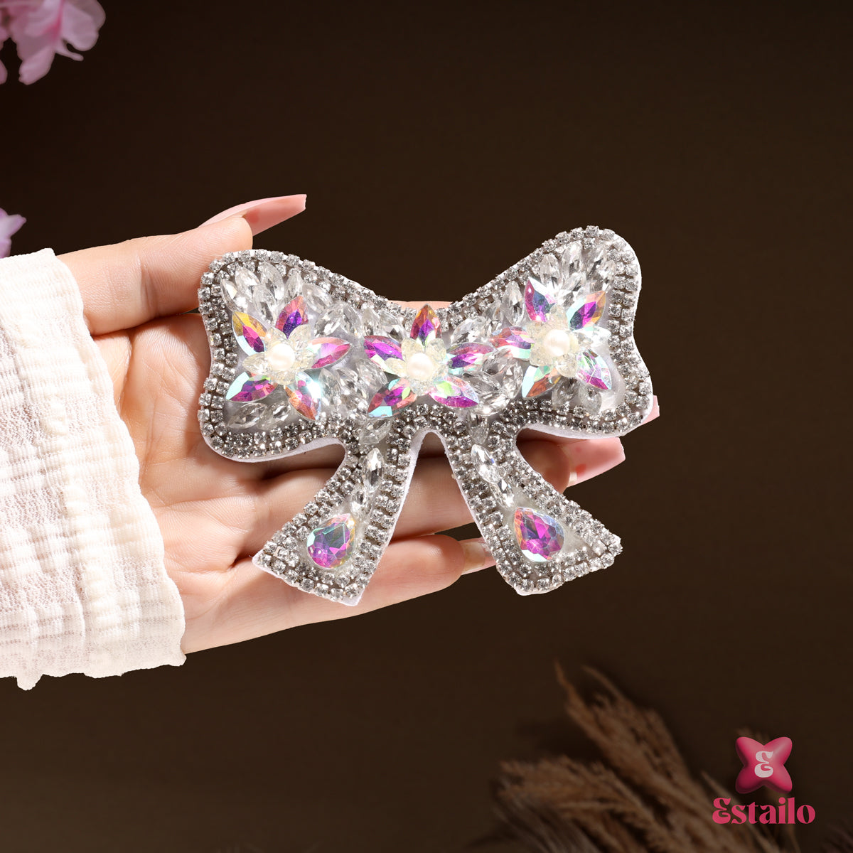Twirls Bow Clip