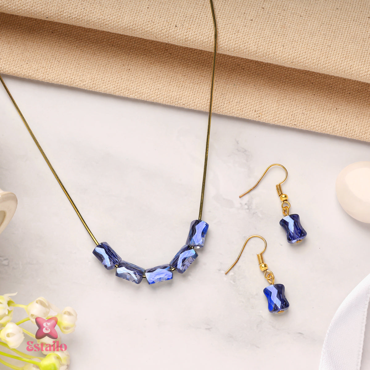 Midnight Sparkle Necklace Set