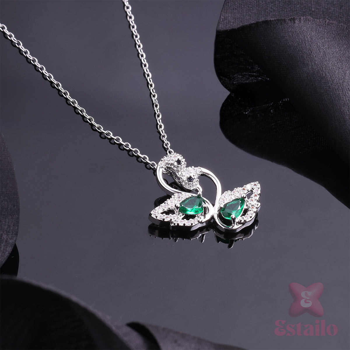 Swan's Embrace Necklace