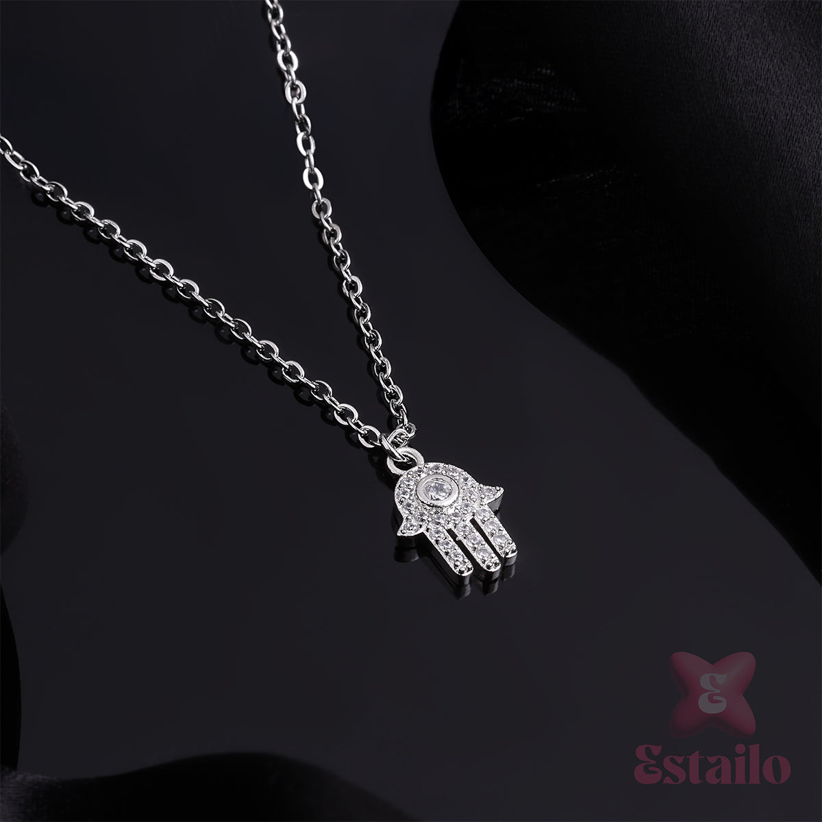 Celestial Hamsa Necklace