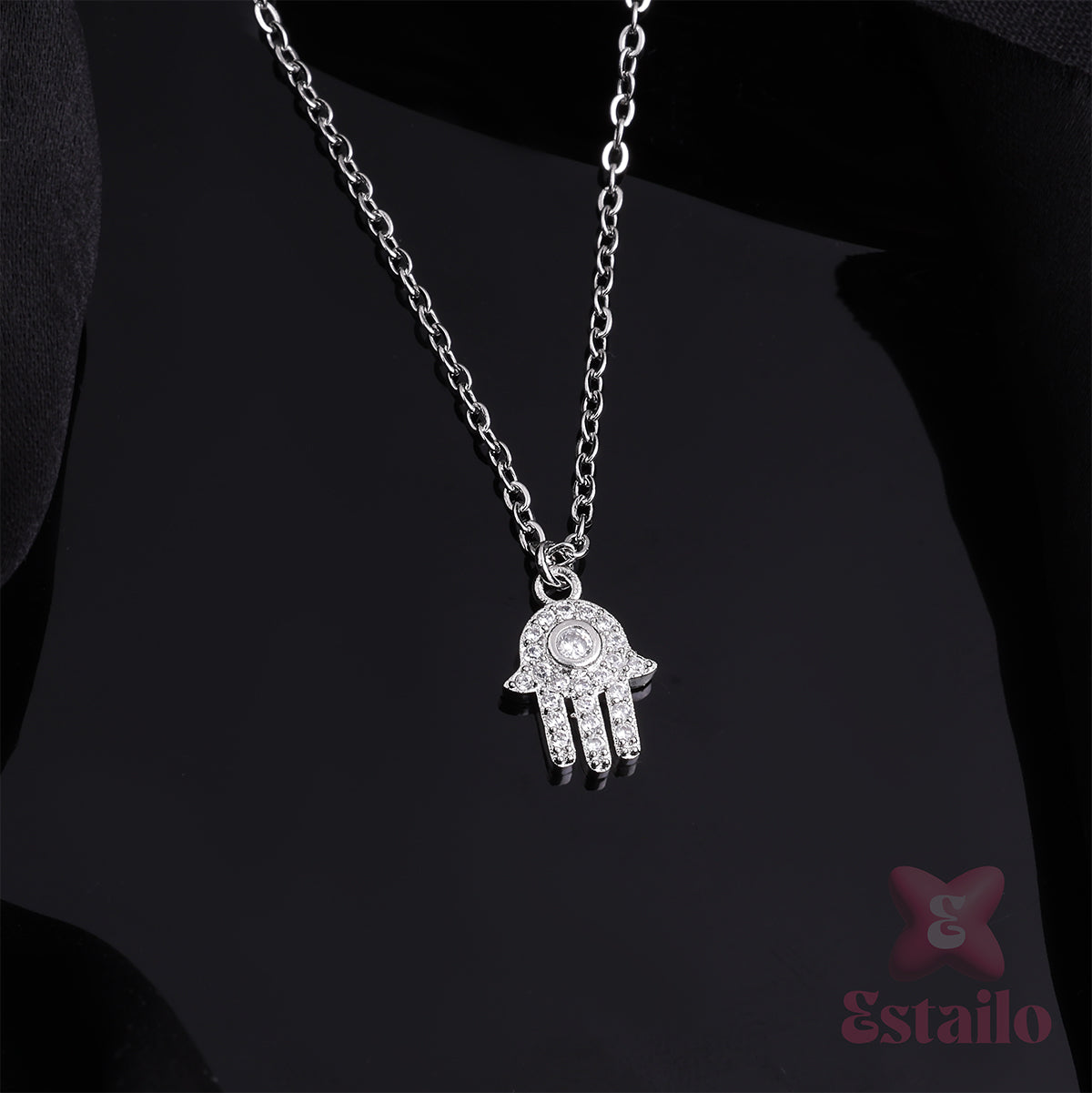 Celestial Hamsa Necklace