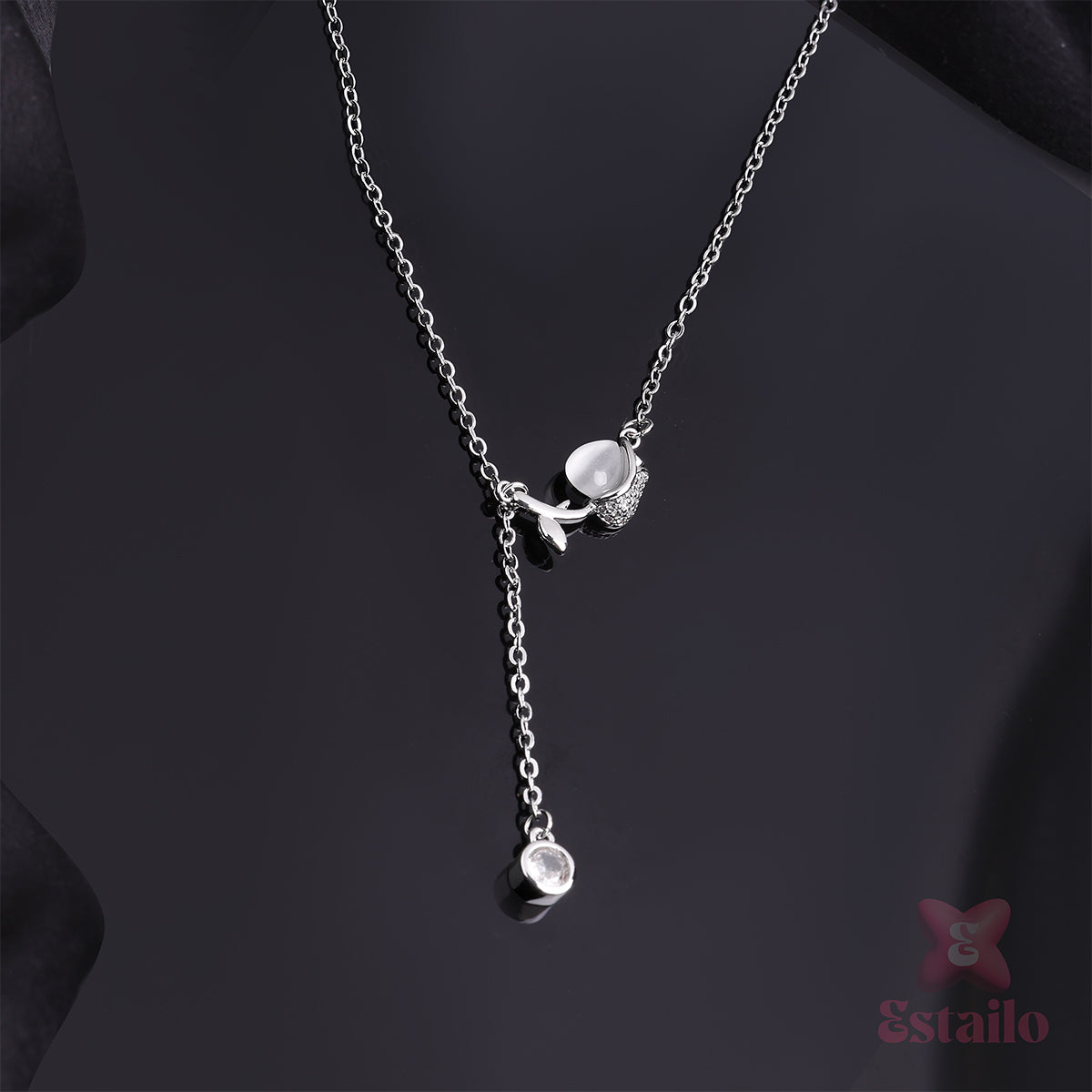 Tulip Lariat Necklace