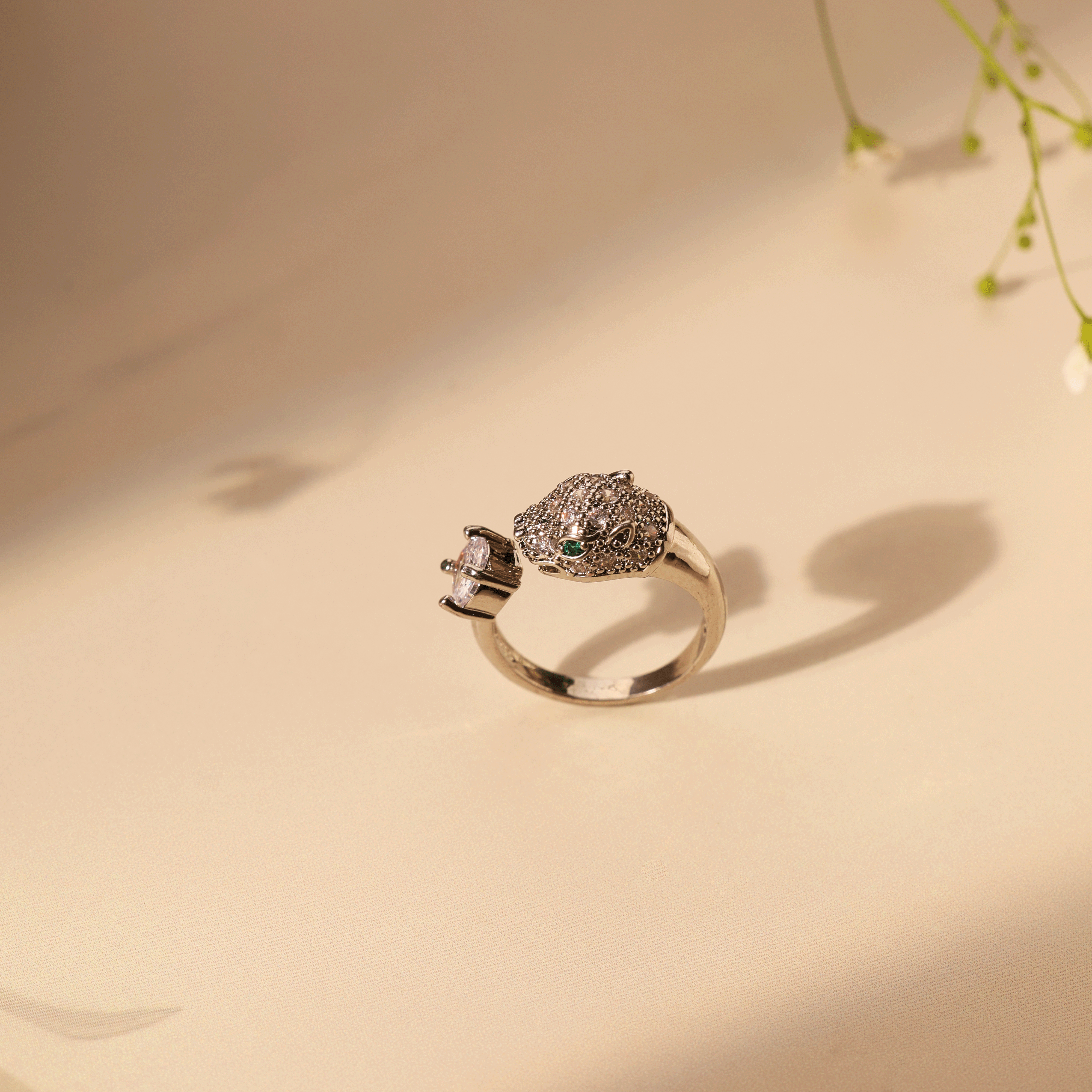 Silver Panther Rings