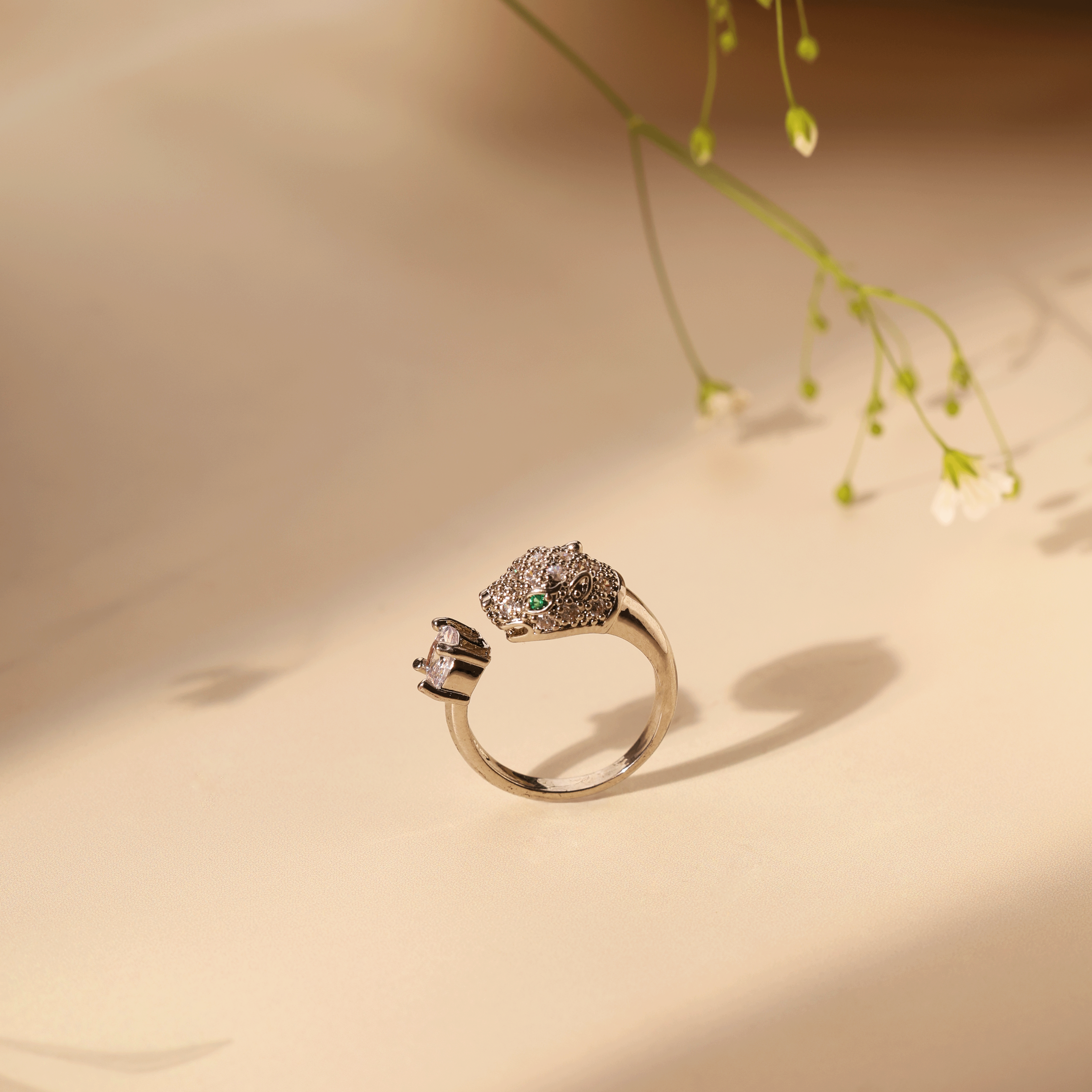 Silver Panther Rings