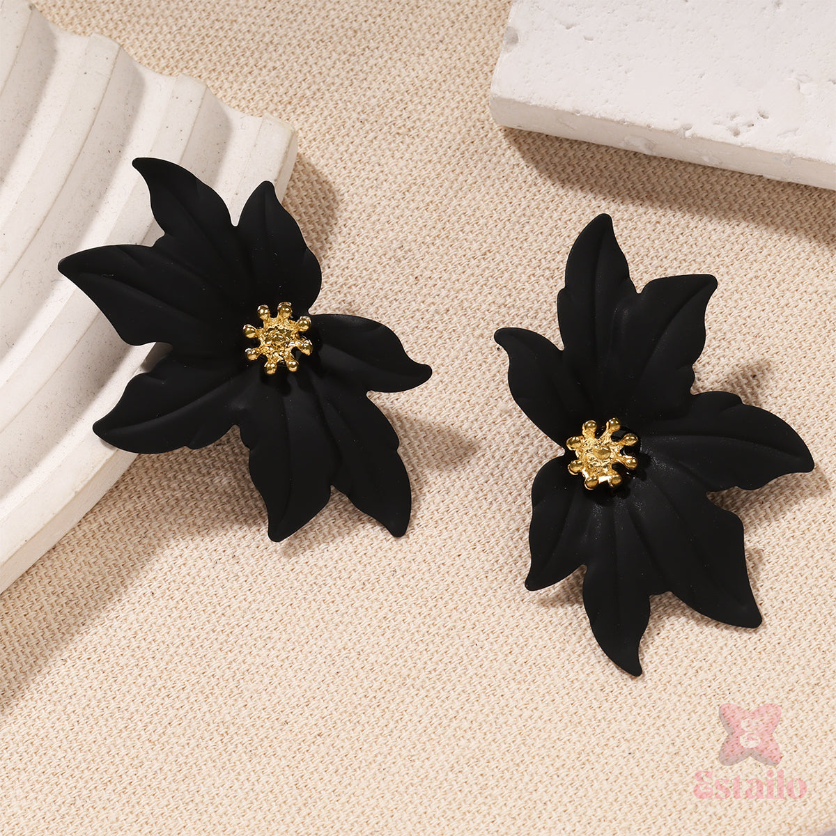 Shadow Lily Earrings