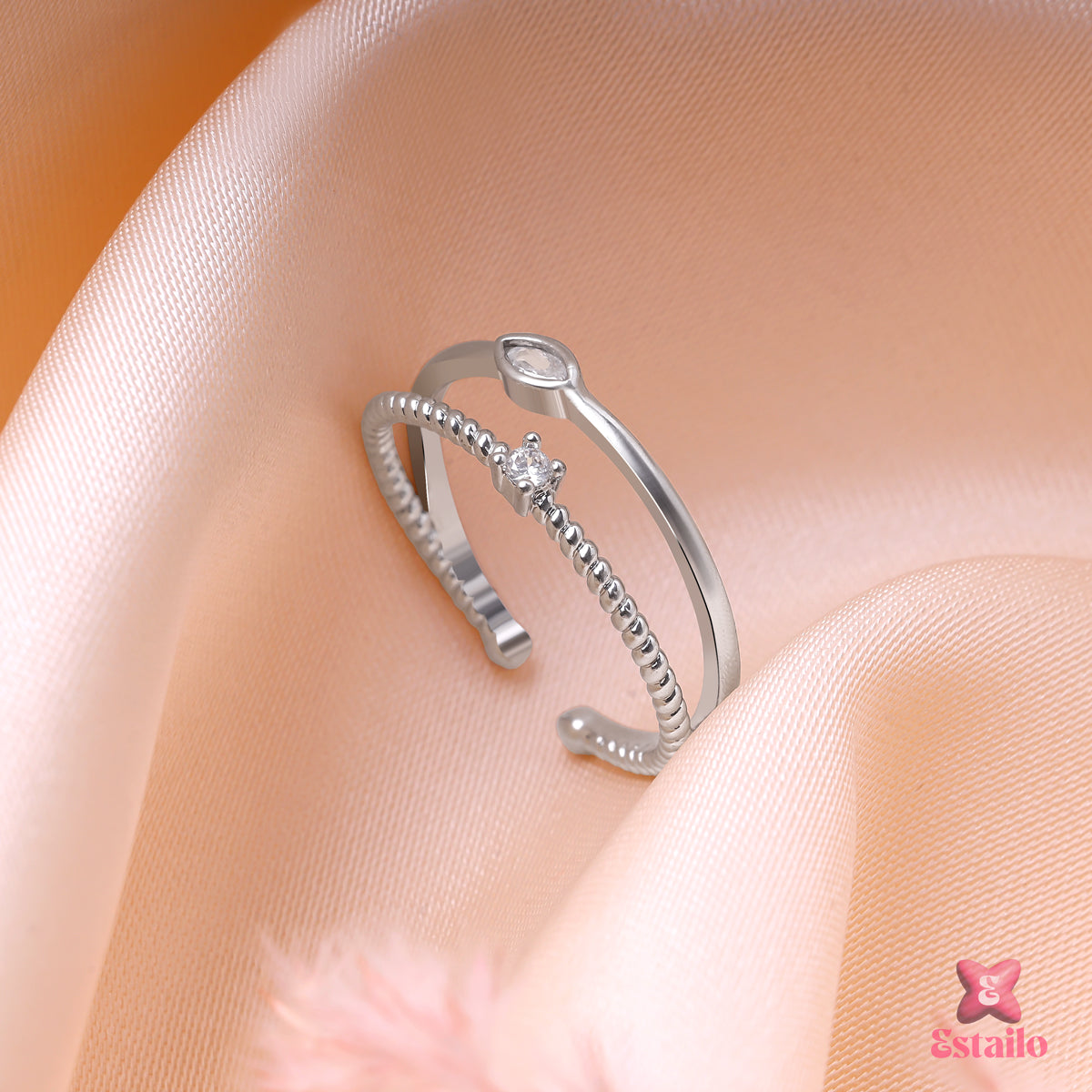 Sterling Twist Ring