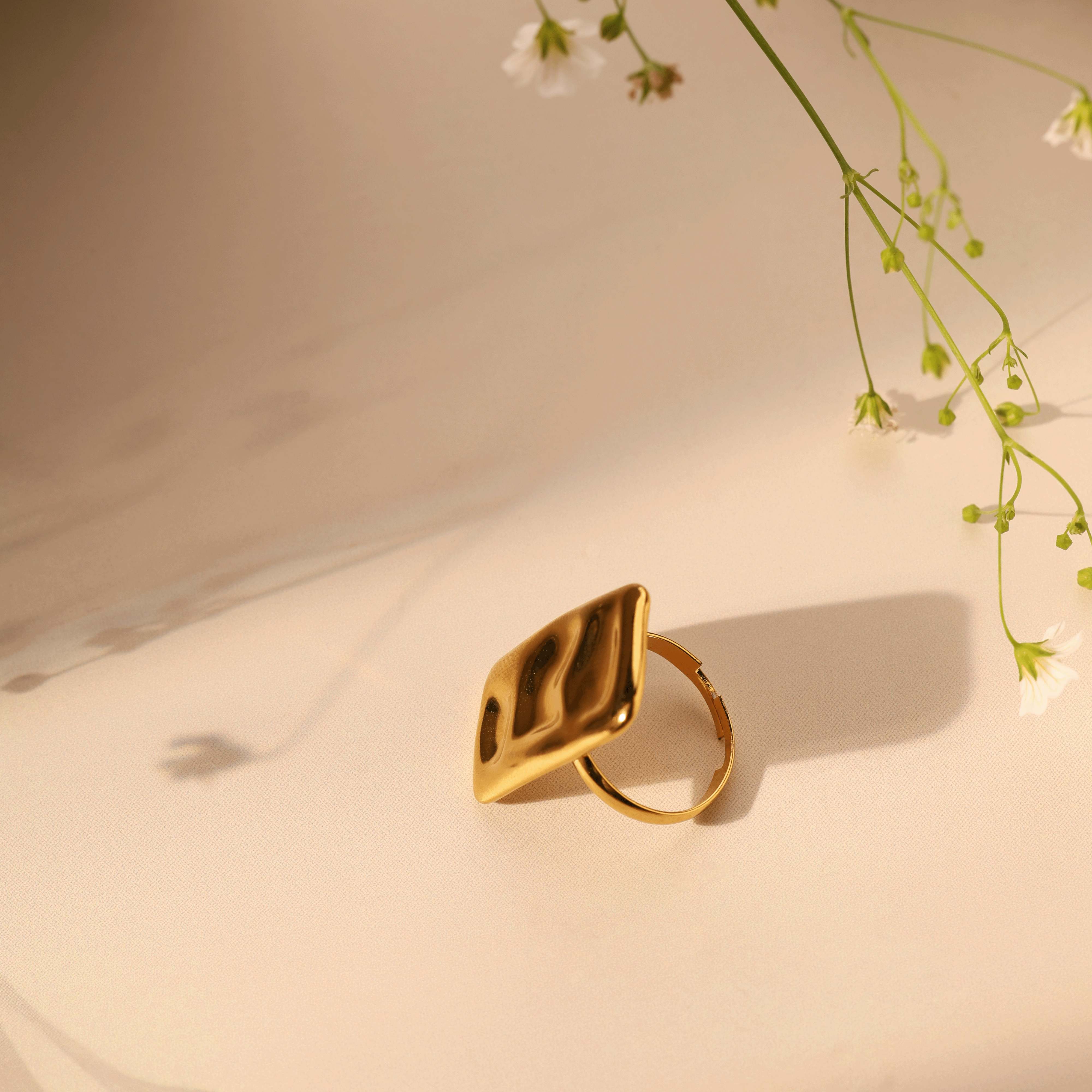 Golden Statement Ring