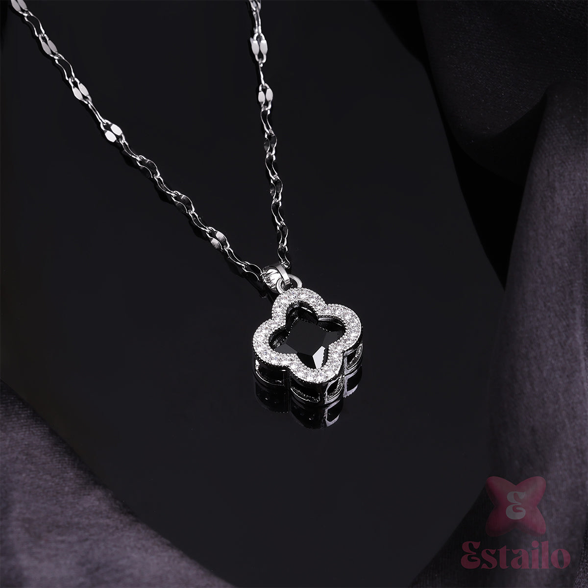 Black Clover Necklace