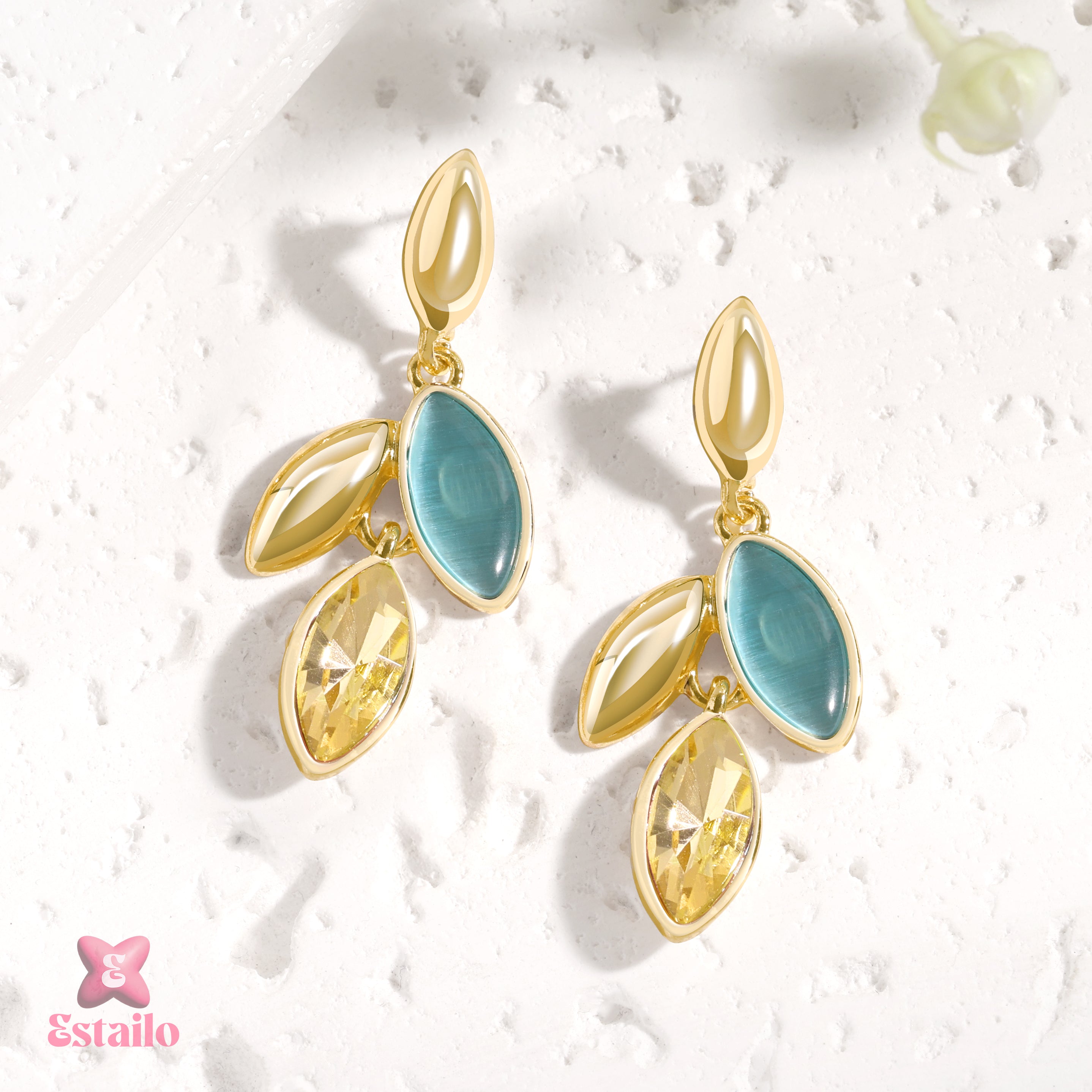 Leafy Lagoon Earrings