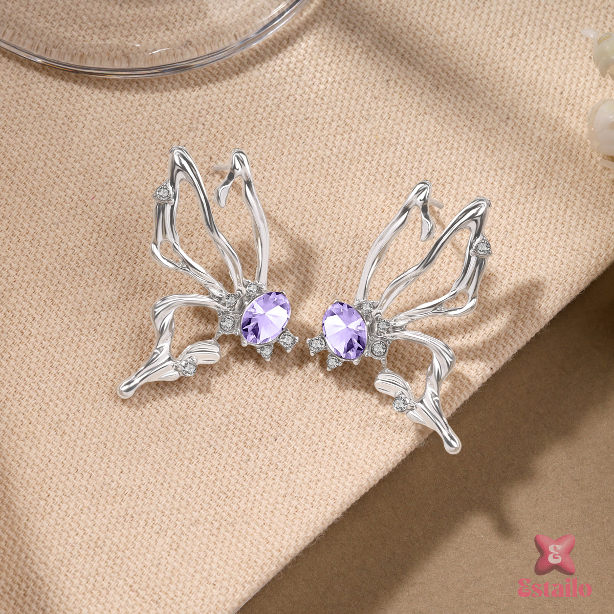 Mystic Monarch Gemstone Earrings